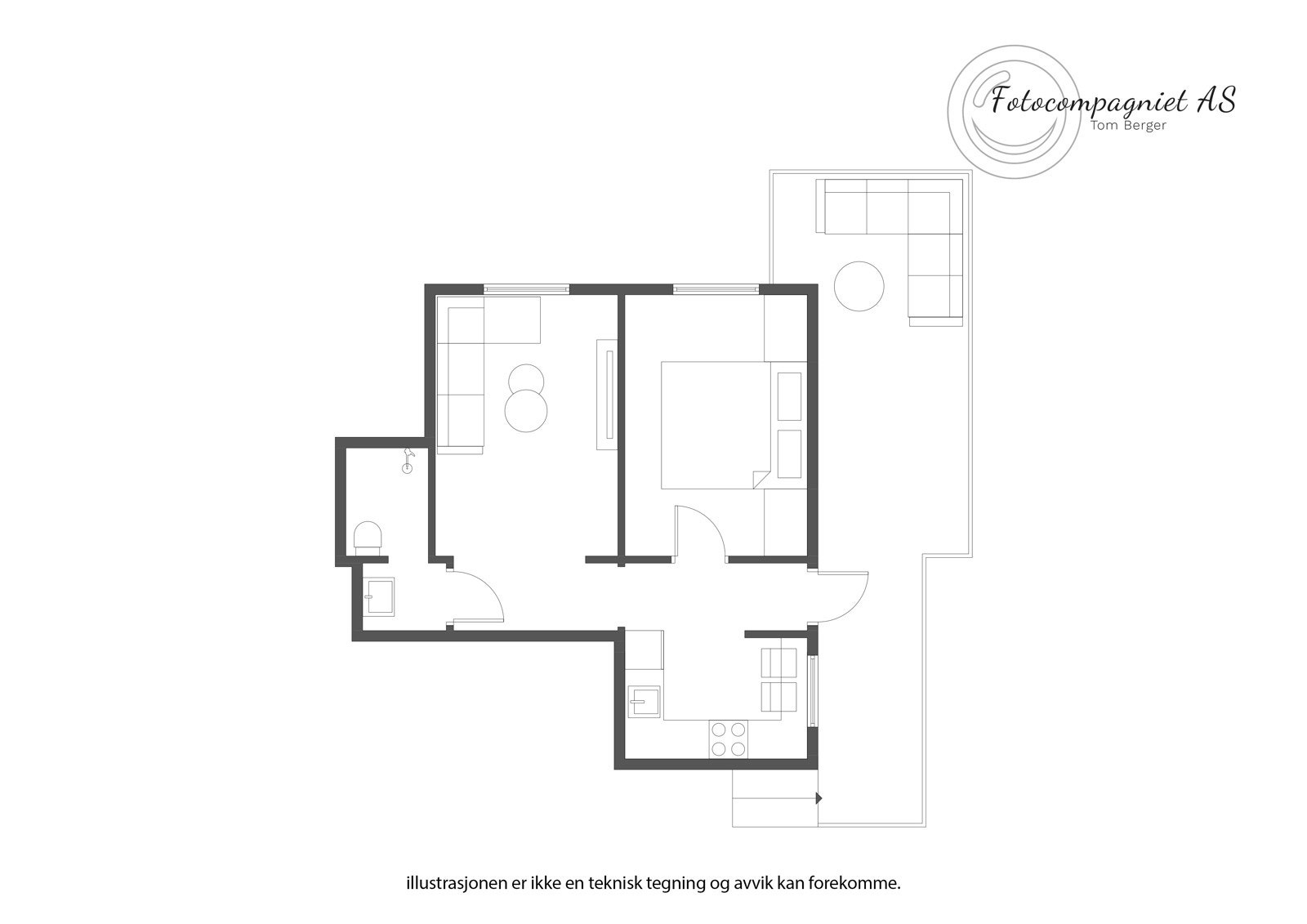 Planteging 1. etasje Galleribilde