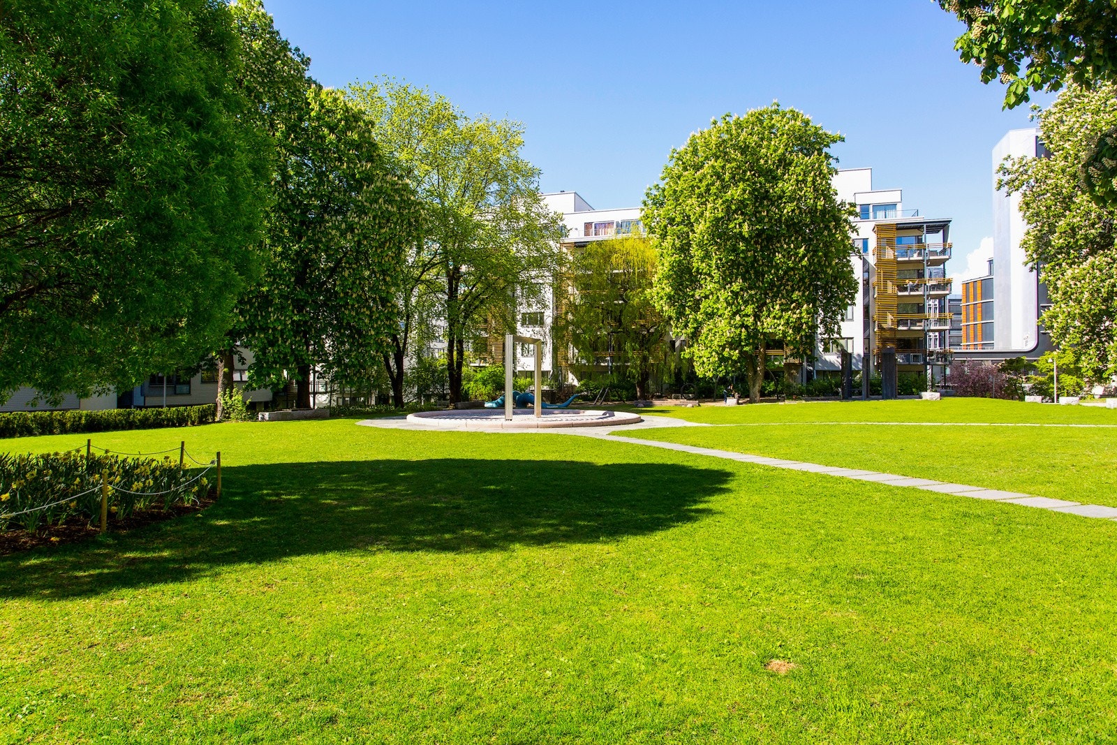 Pilestredet Park har flotte tilliggende områder. Galleribilde