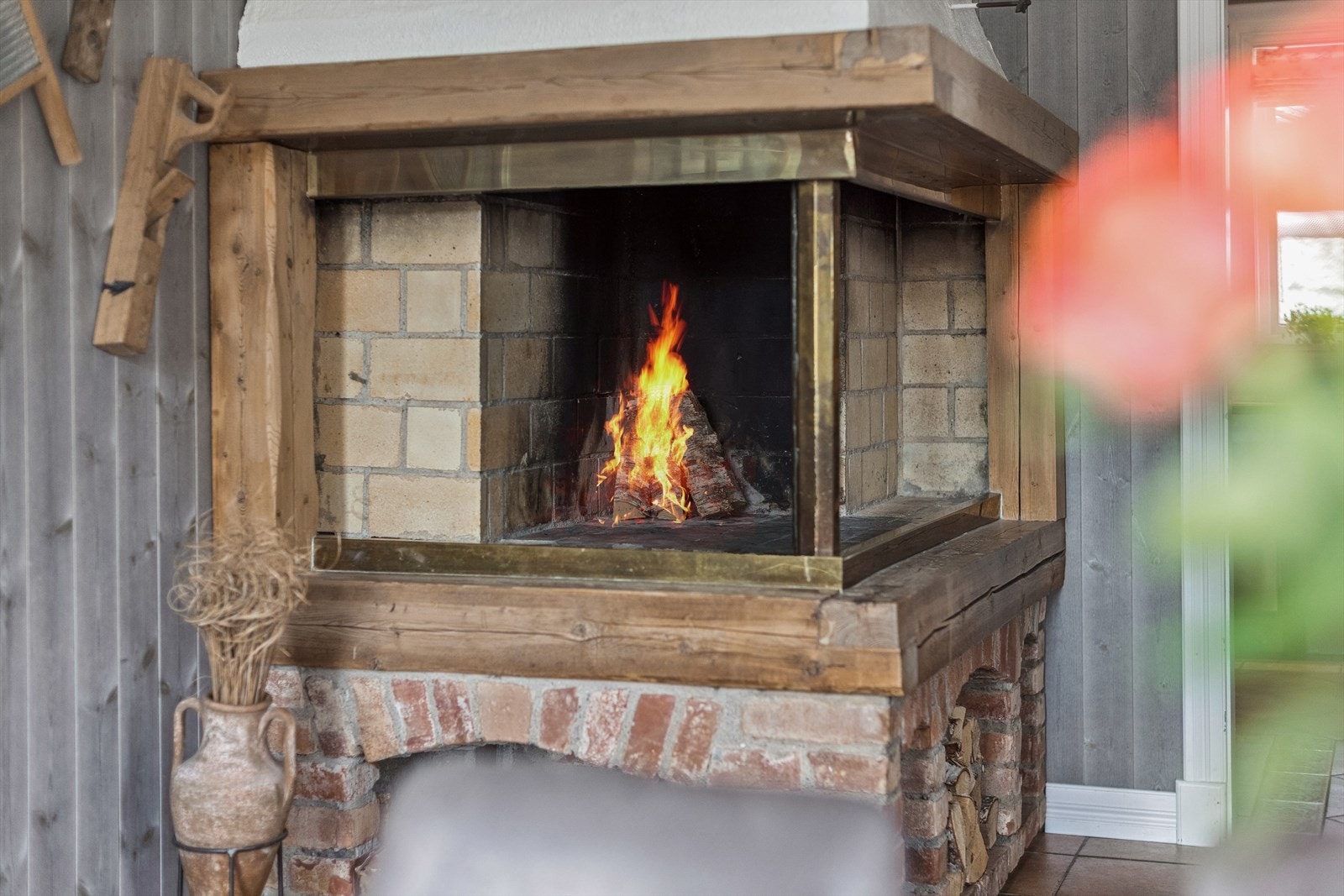 Peisen skaper lun og fin stemning! Galleribilde