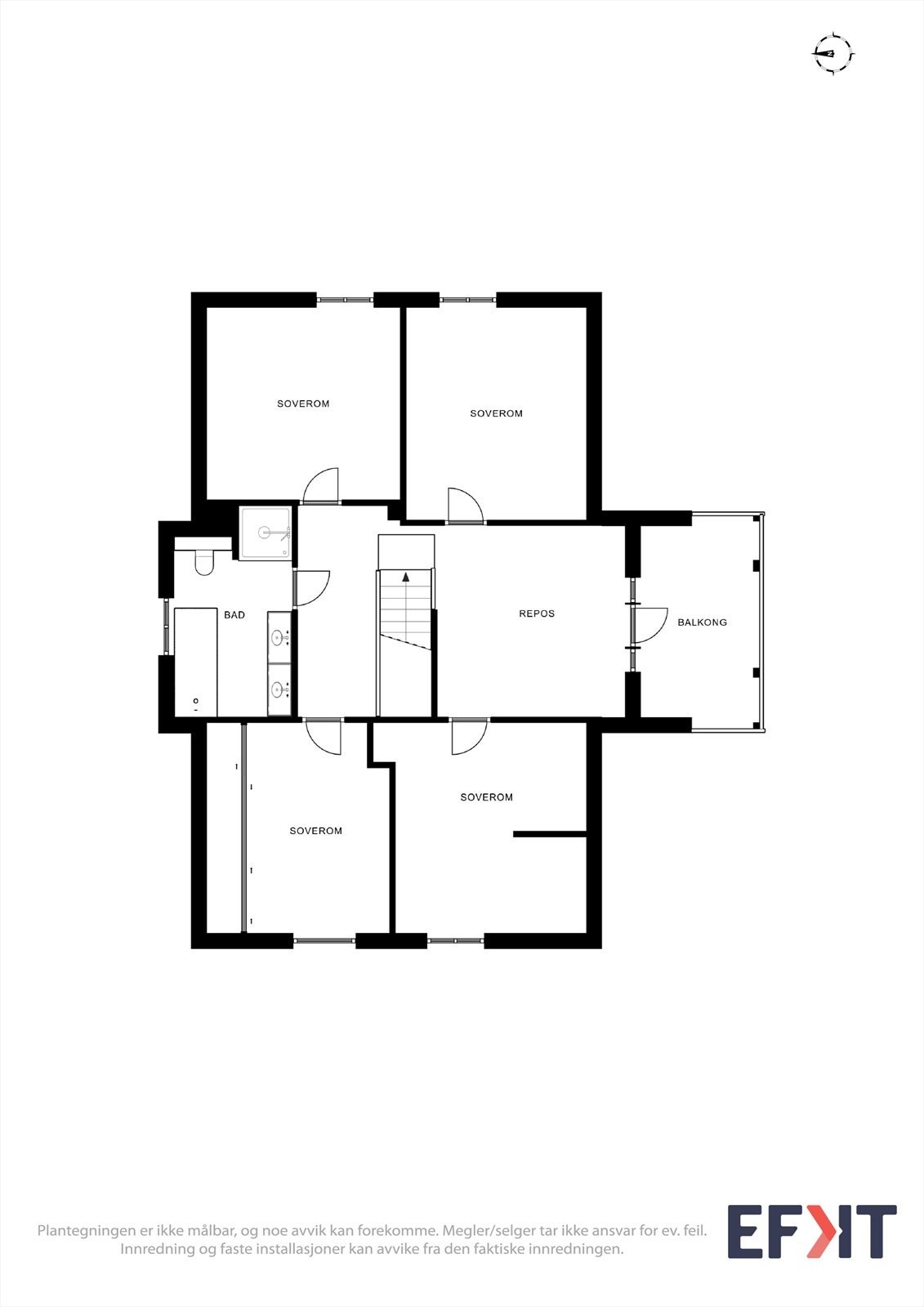 Plantegninger 2 etg. Galleribilde