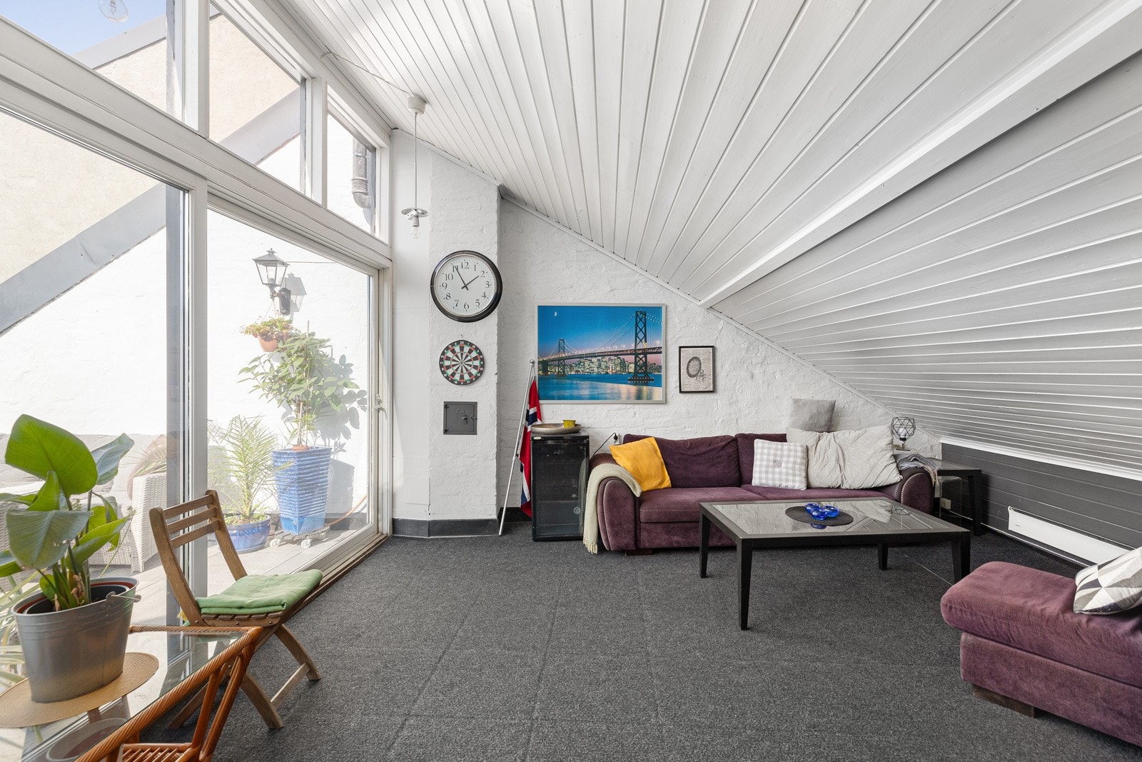 Felles loftsareal som kan disponeres av beoboerne Galleribilde