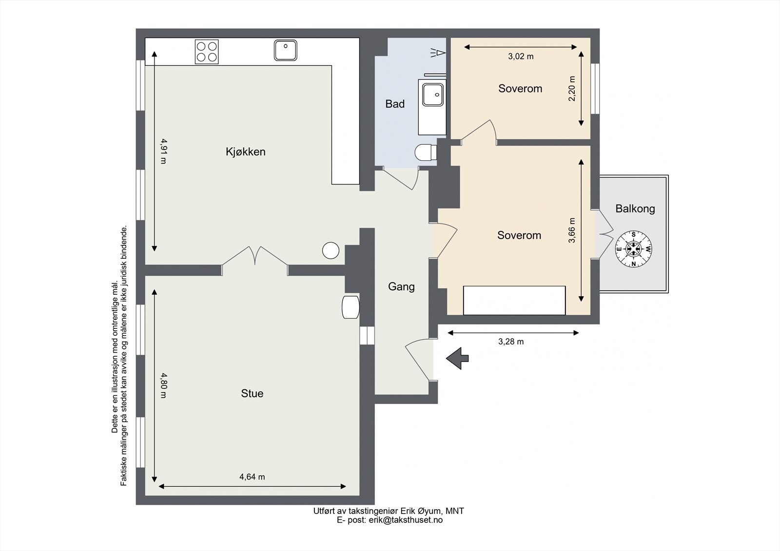 Plantegning Galleribilde