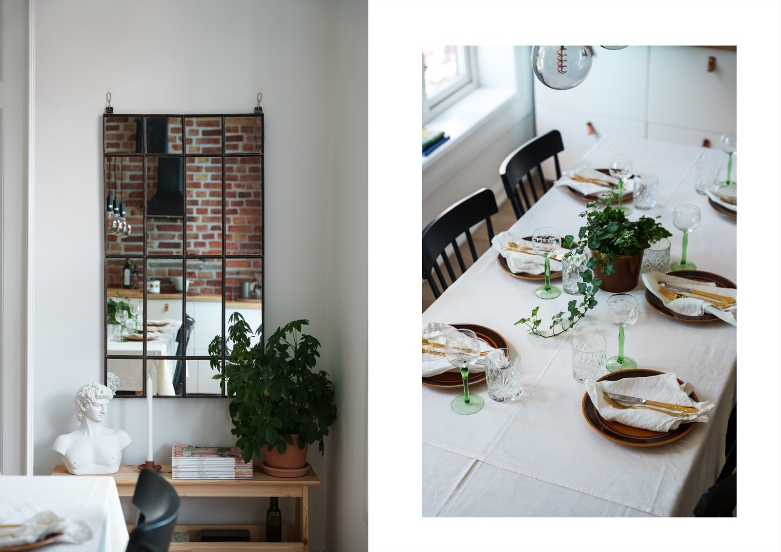 Godt med plass til spisebord. Galleribilde