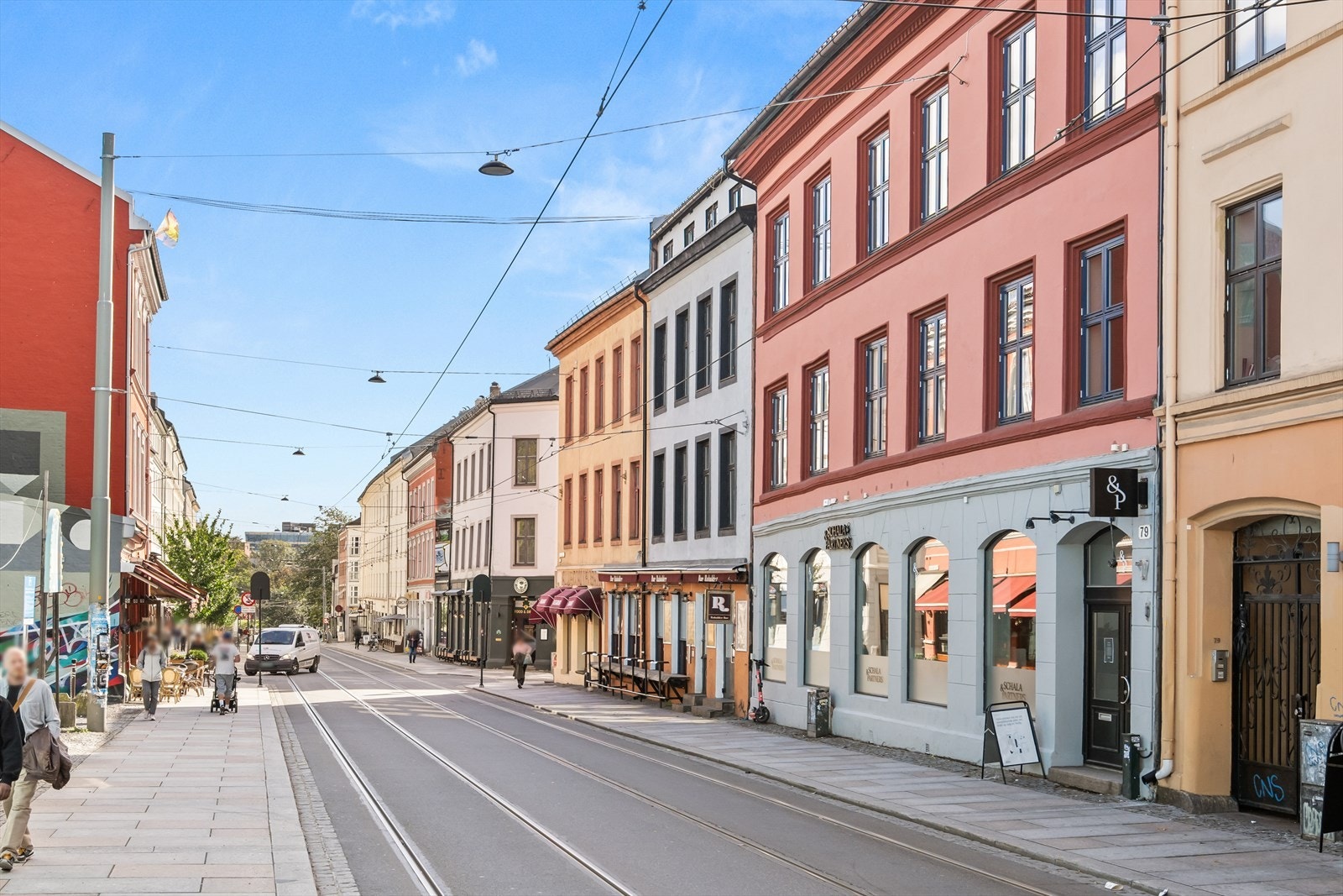 Leiligheten har en sentral og flott beliggenhet i et meget attraktivt område i hjertet av Grünerløkka. Galleribilde