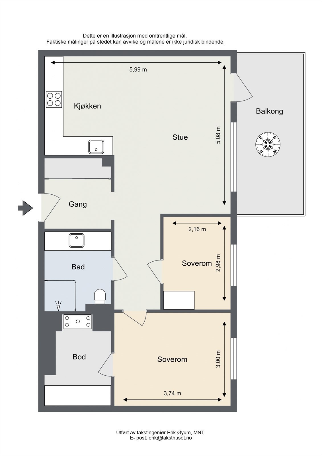 Plantegning Galleribilde