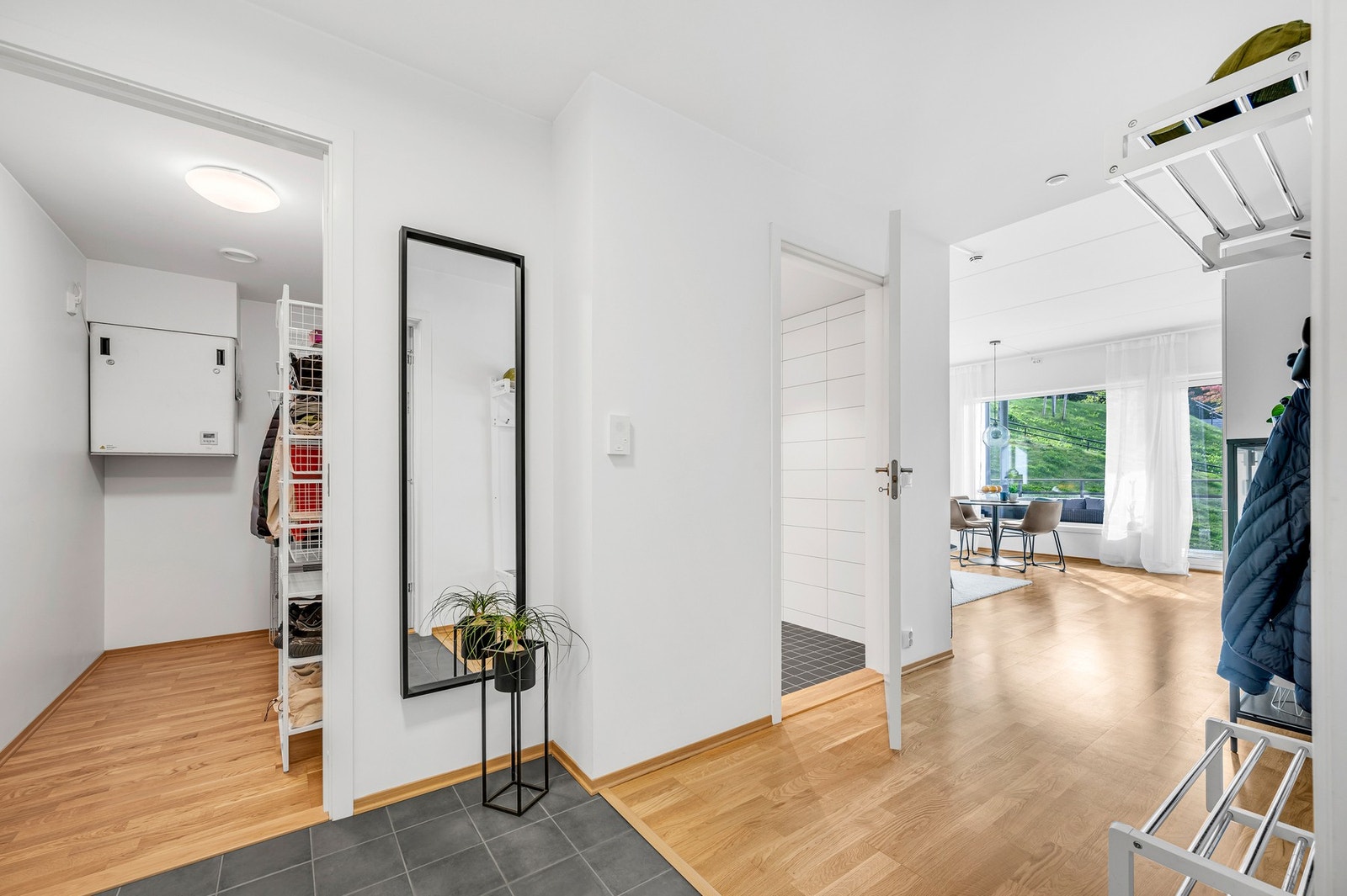 Leiligheten har en effektiv planløsning. Galleribilde