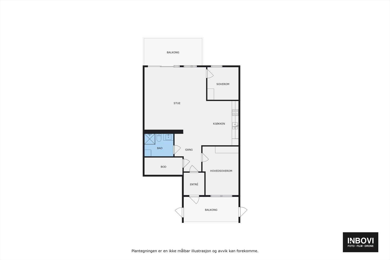 Plantegning Galleribilde