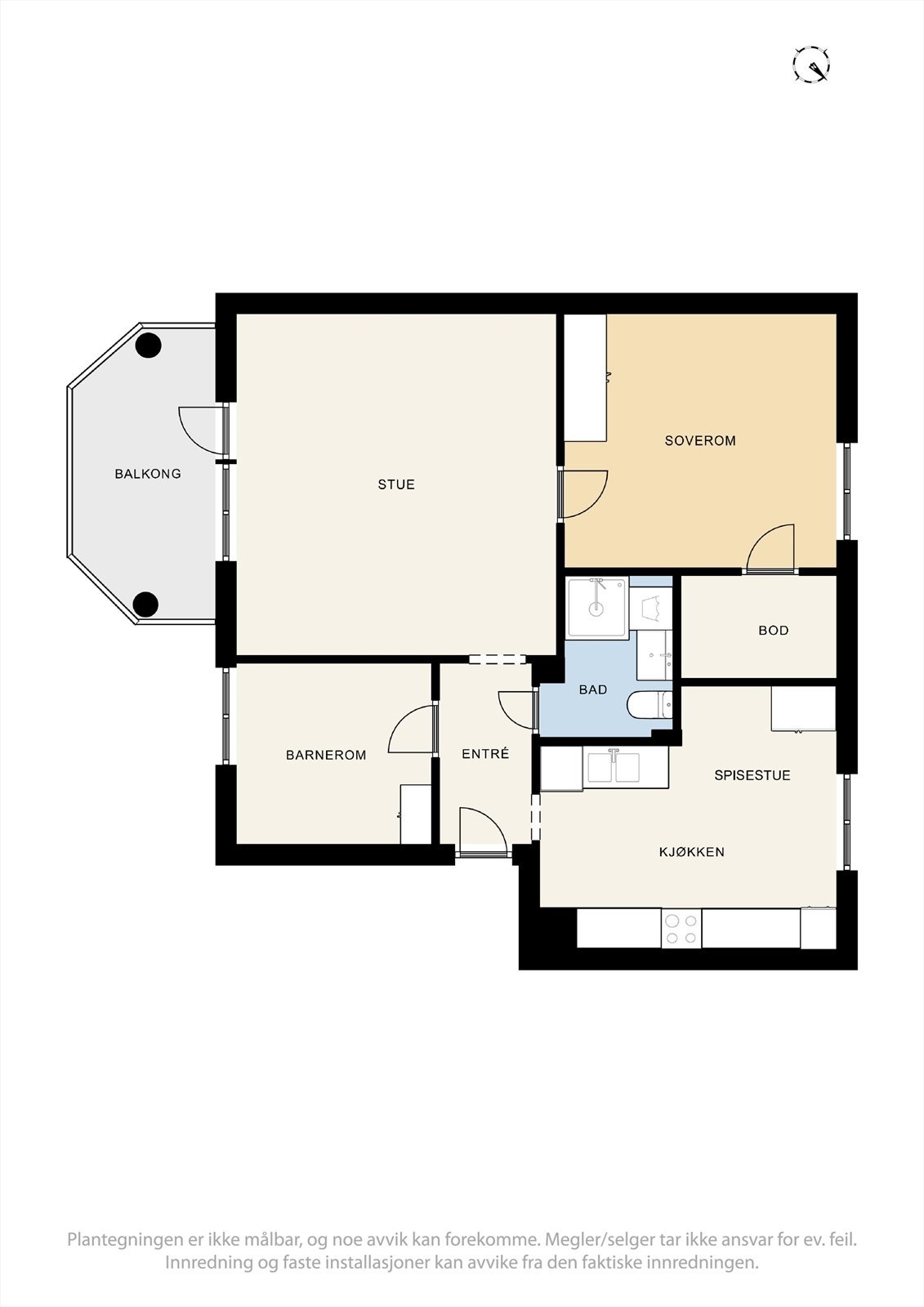 Plantegning Galleribilde