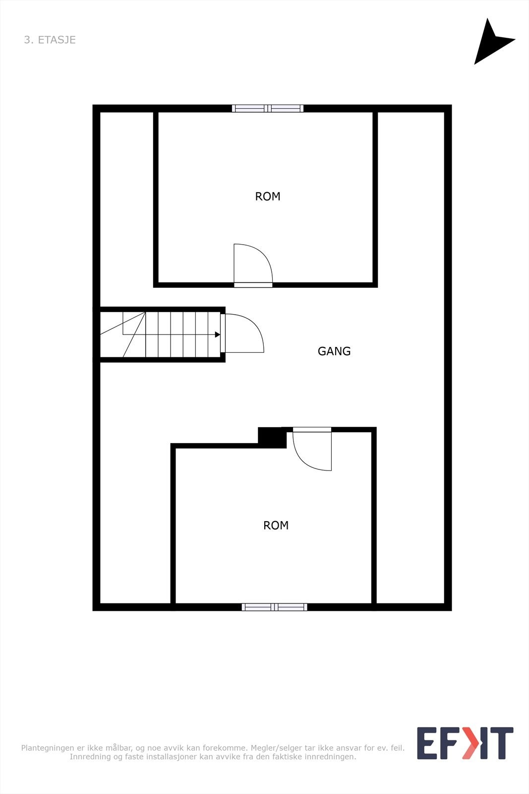 Planskisse 2. etasje Galleribilde