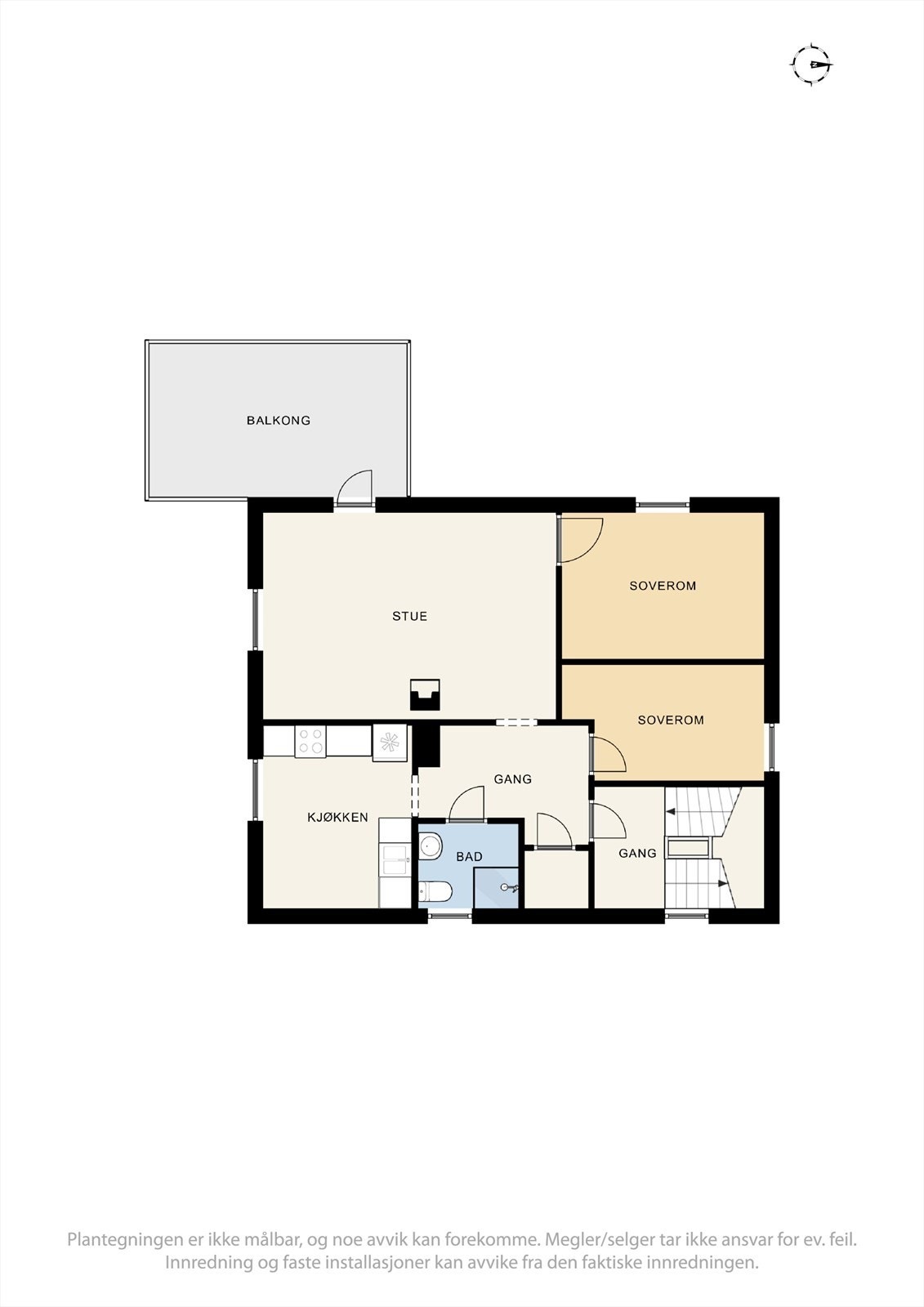 Plantegninger for 2. etasje. Galleribilde