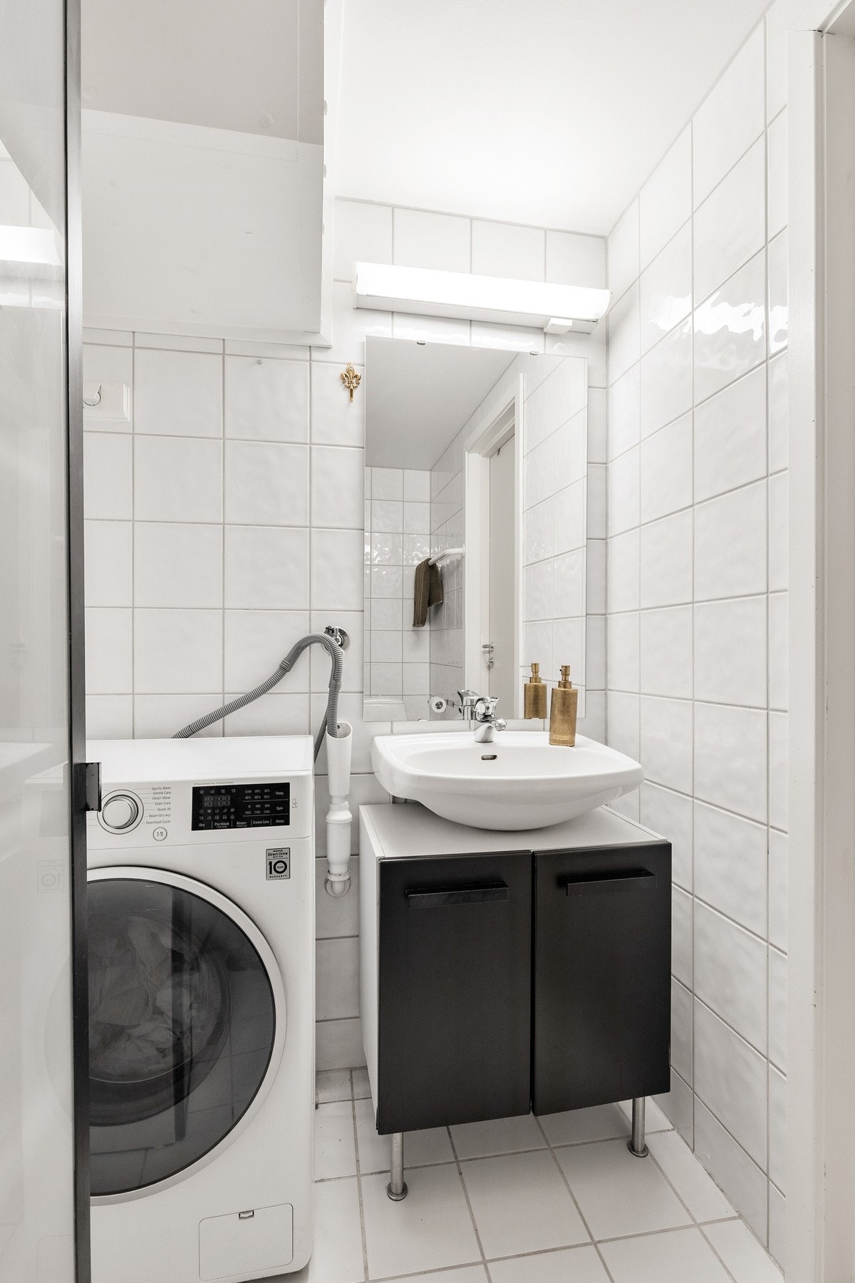 Det er også opplegg til vaskemaskin Galleribilde