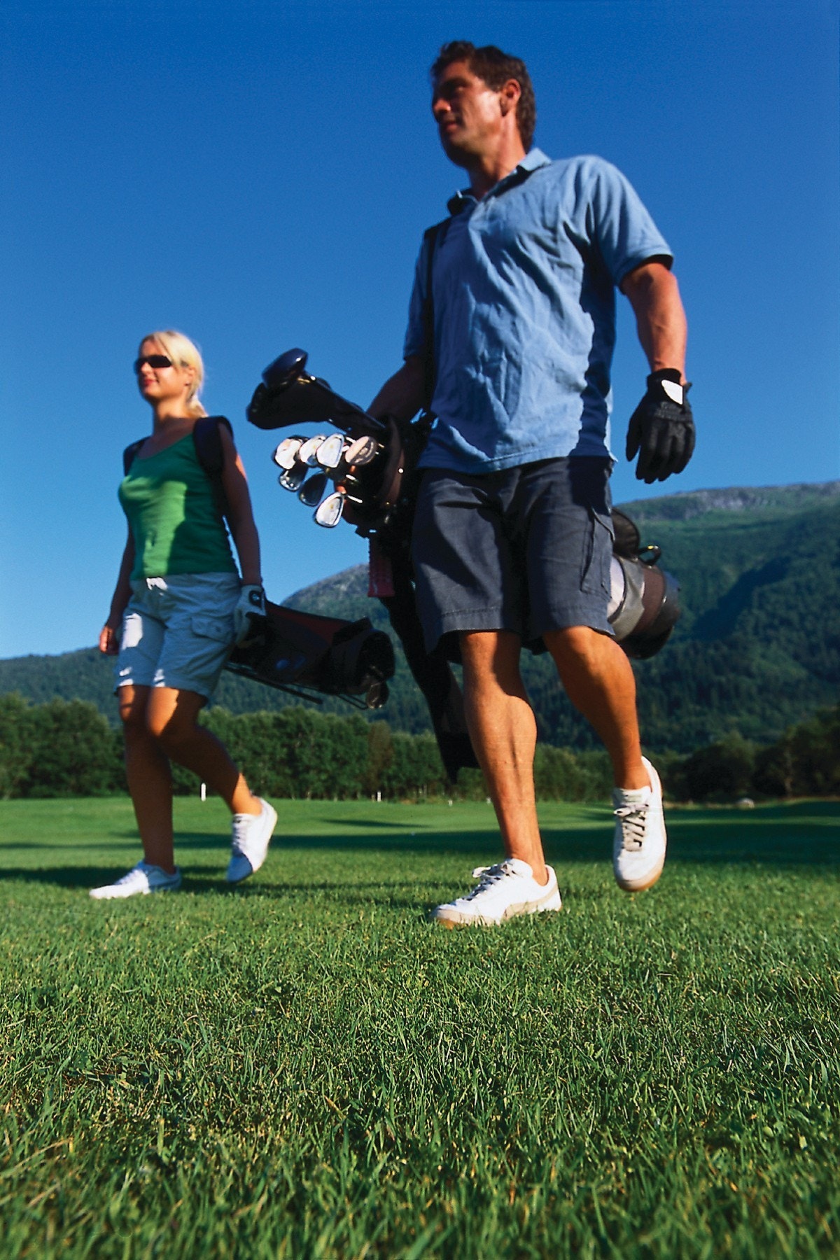 Golfbana ved Stokkenes er populær. Her får du ei strøken bane :) Galleribilde
