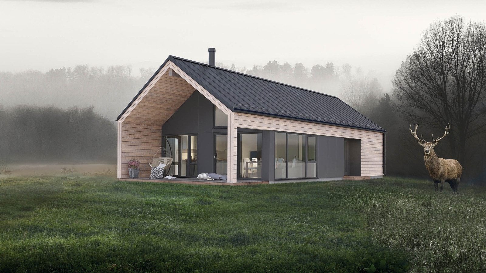 Koia- Ei stilfull hytte med hems. Galleribilde