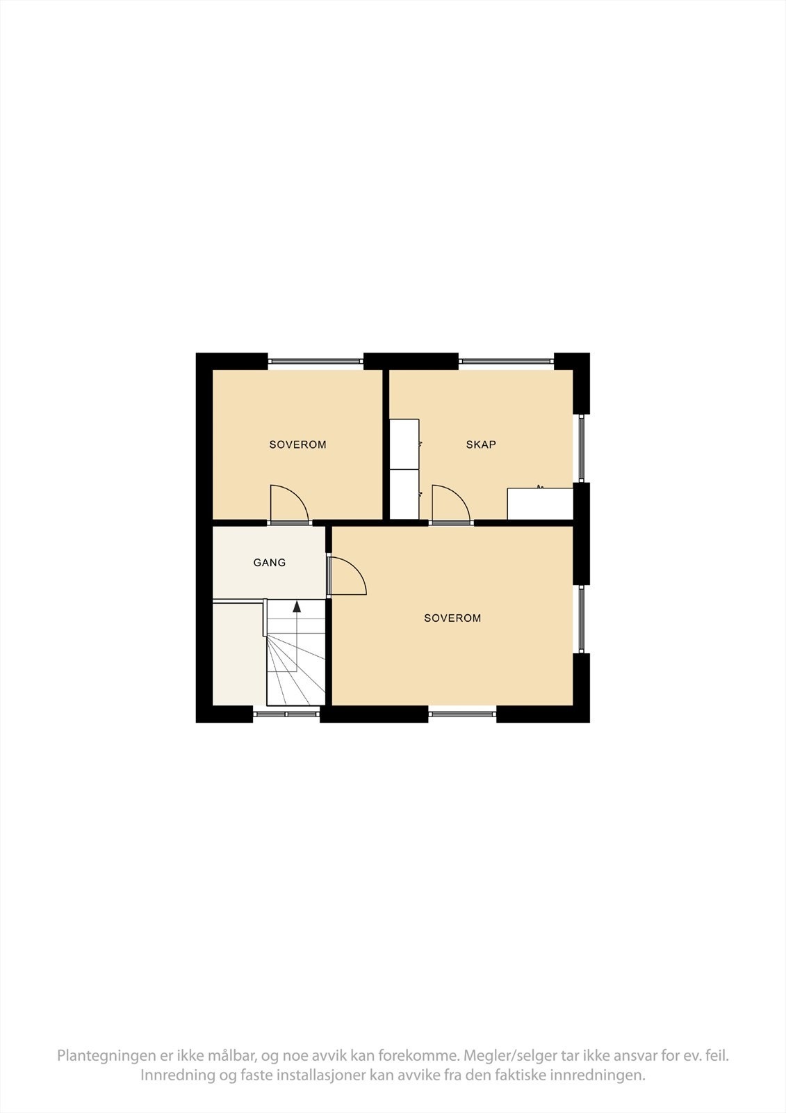 Plantegning, 2. etg. Galleribilde