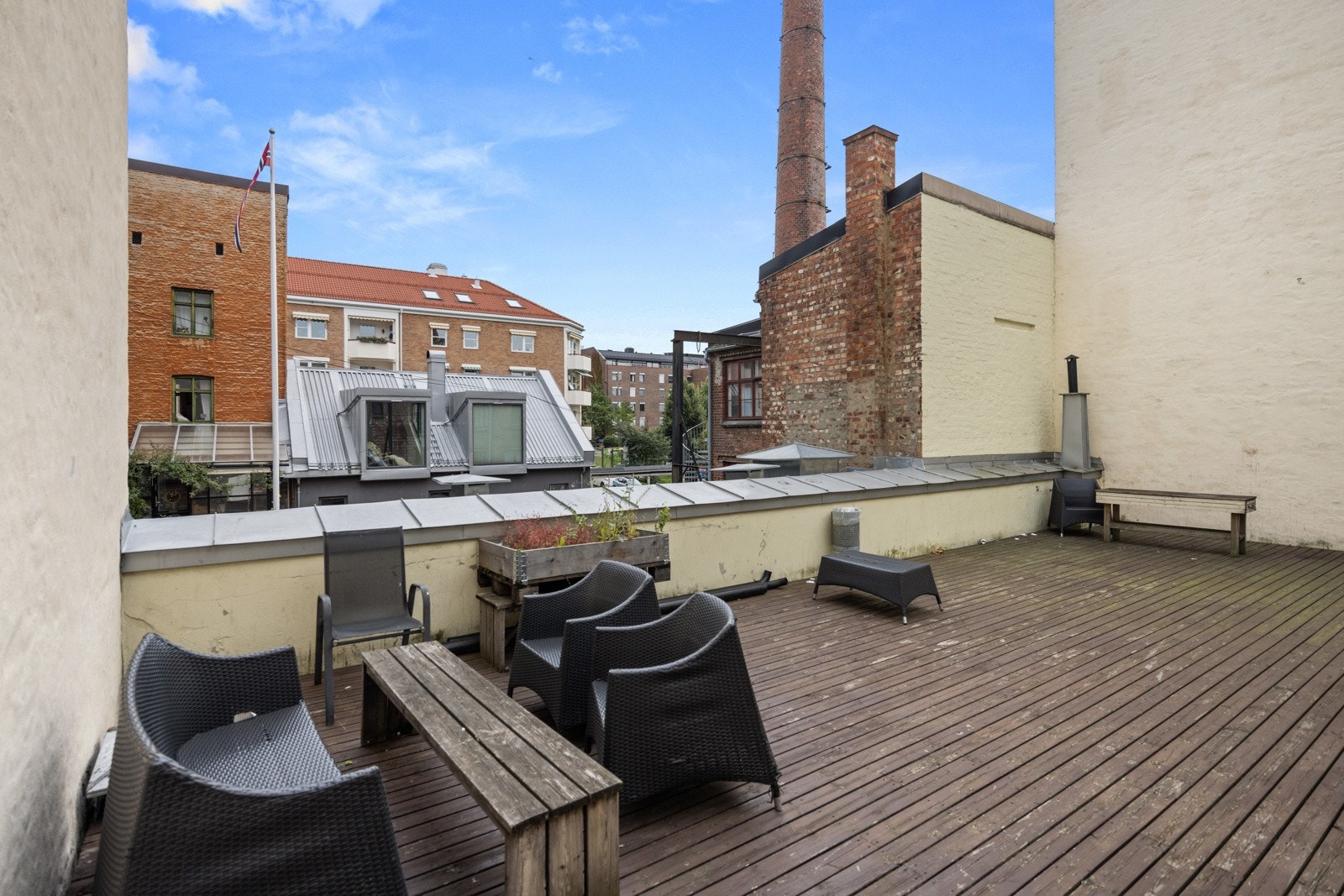 Felles takterrasse i 3. etasje Galleribilde