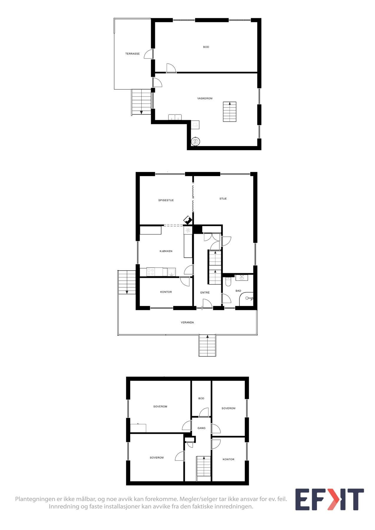 Plantegning Galleribilde