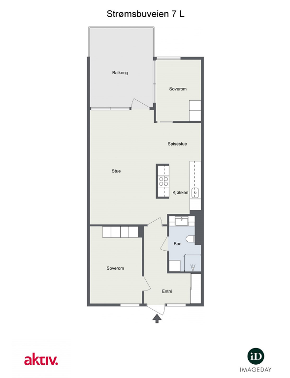 Plantegning Galleribilde