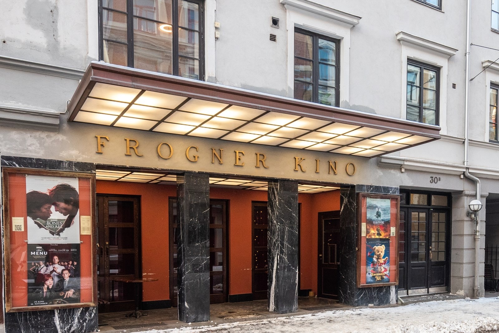 Frogner kino er en liten bydelkino som viser både nye filmer og vintagefilmer. Galleribilde