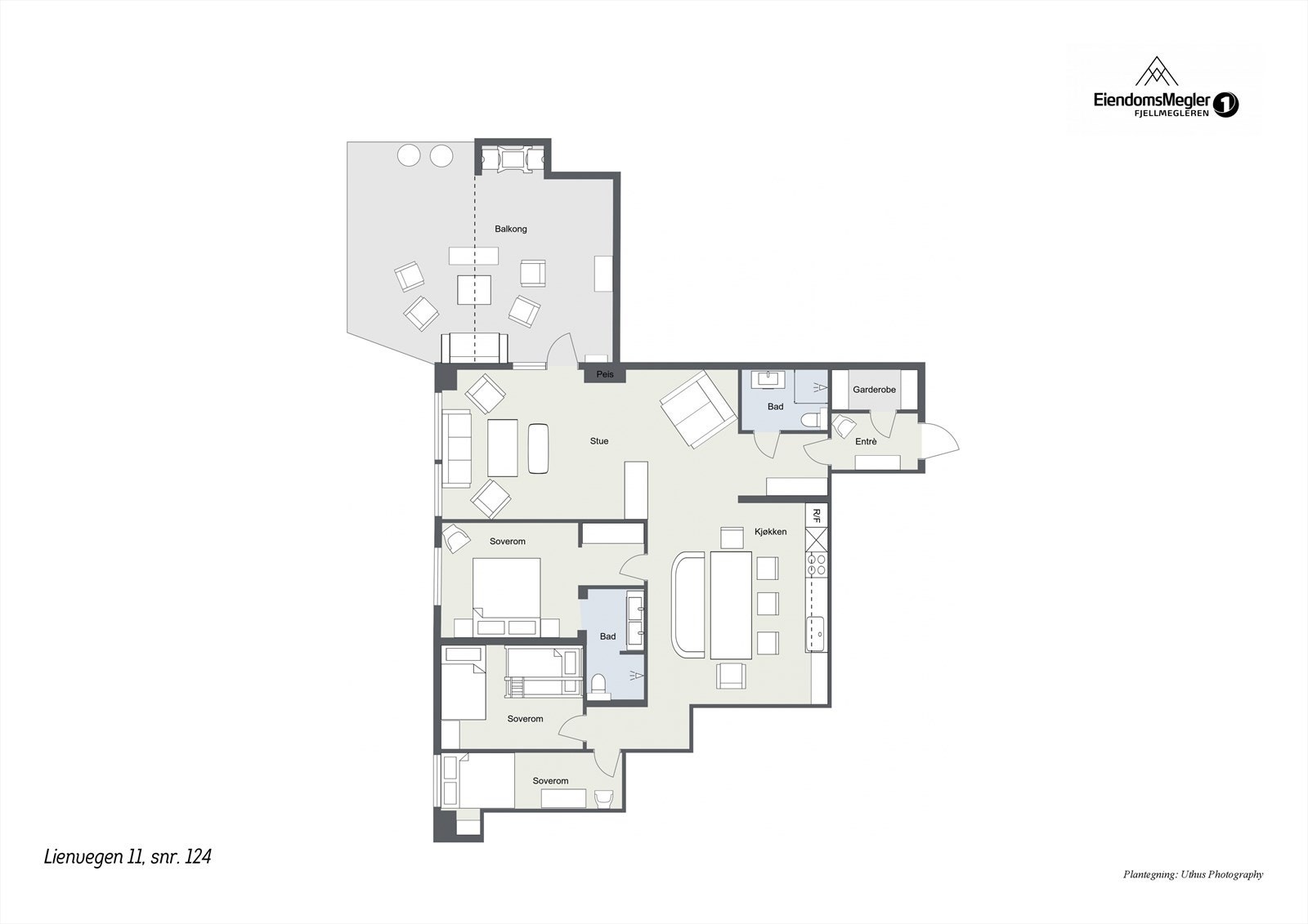 Plantegning Galleribilde