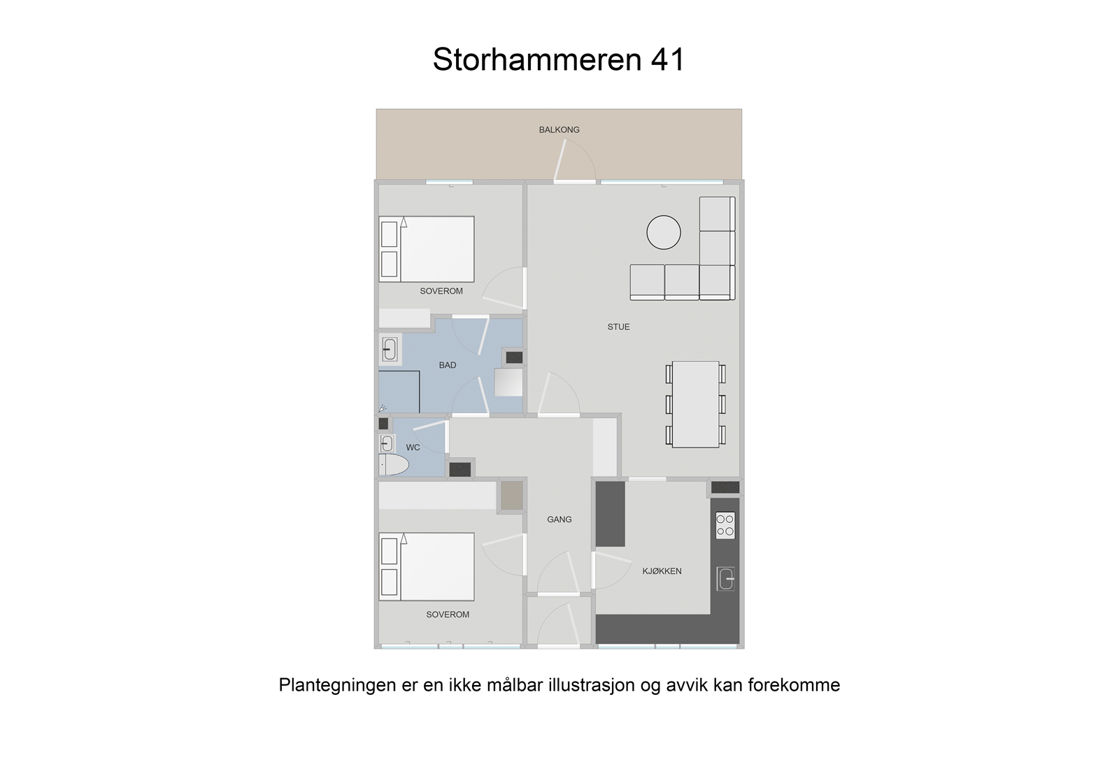 Plantegning Galleribilde