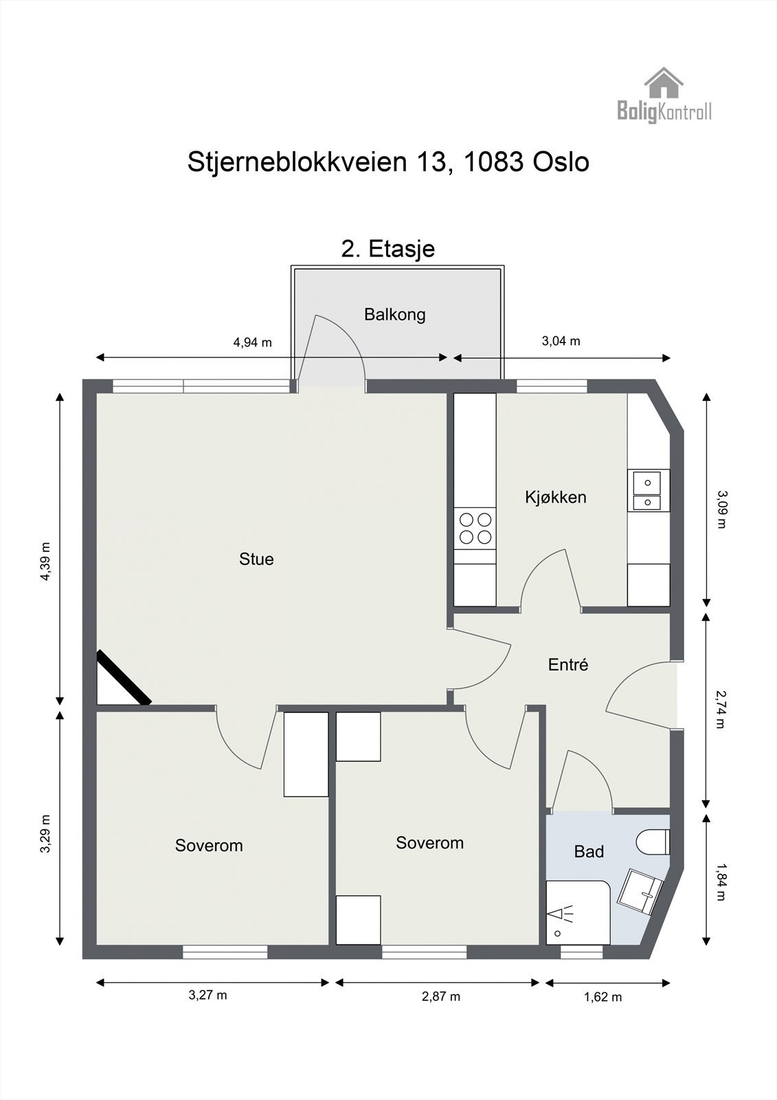 Plantegning Galleribilde