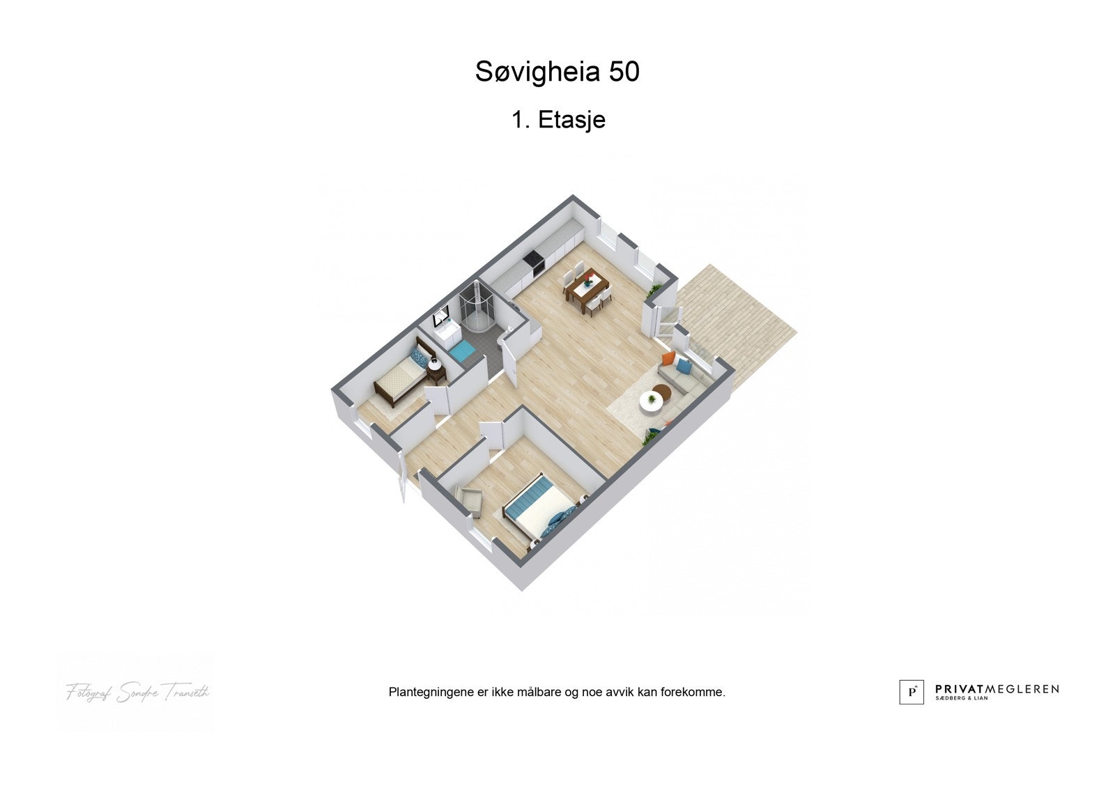 Alt på en flate med tappefri adkomst Galleribilde