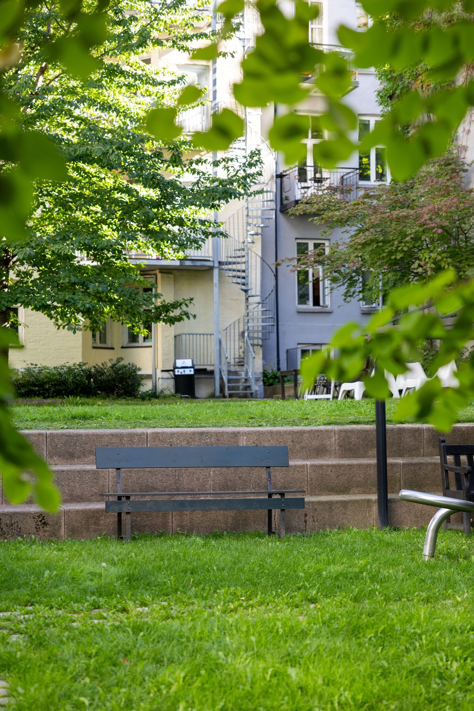 Bakgården er perfekt for sosiale sammenkomster. Galleribilde
