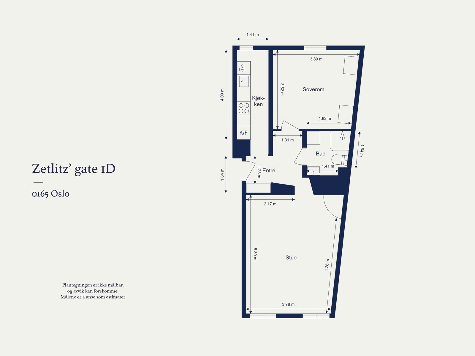 Plantegning | Zetlitz' gate 1D Galleribilde