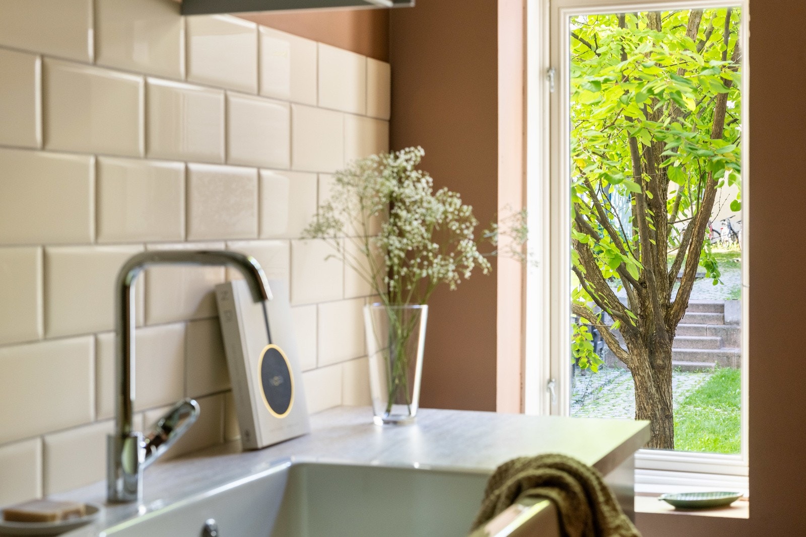 Kjøkkenet har nydelig utsikt. Galleribilde