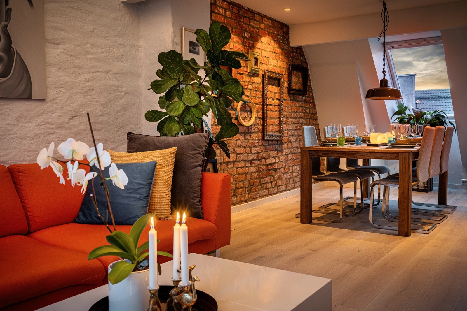 Kveldsbilde. Galleribilde