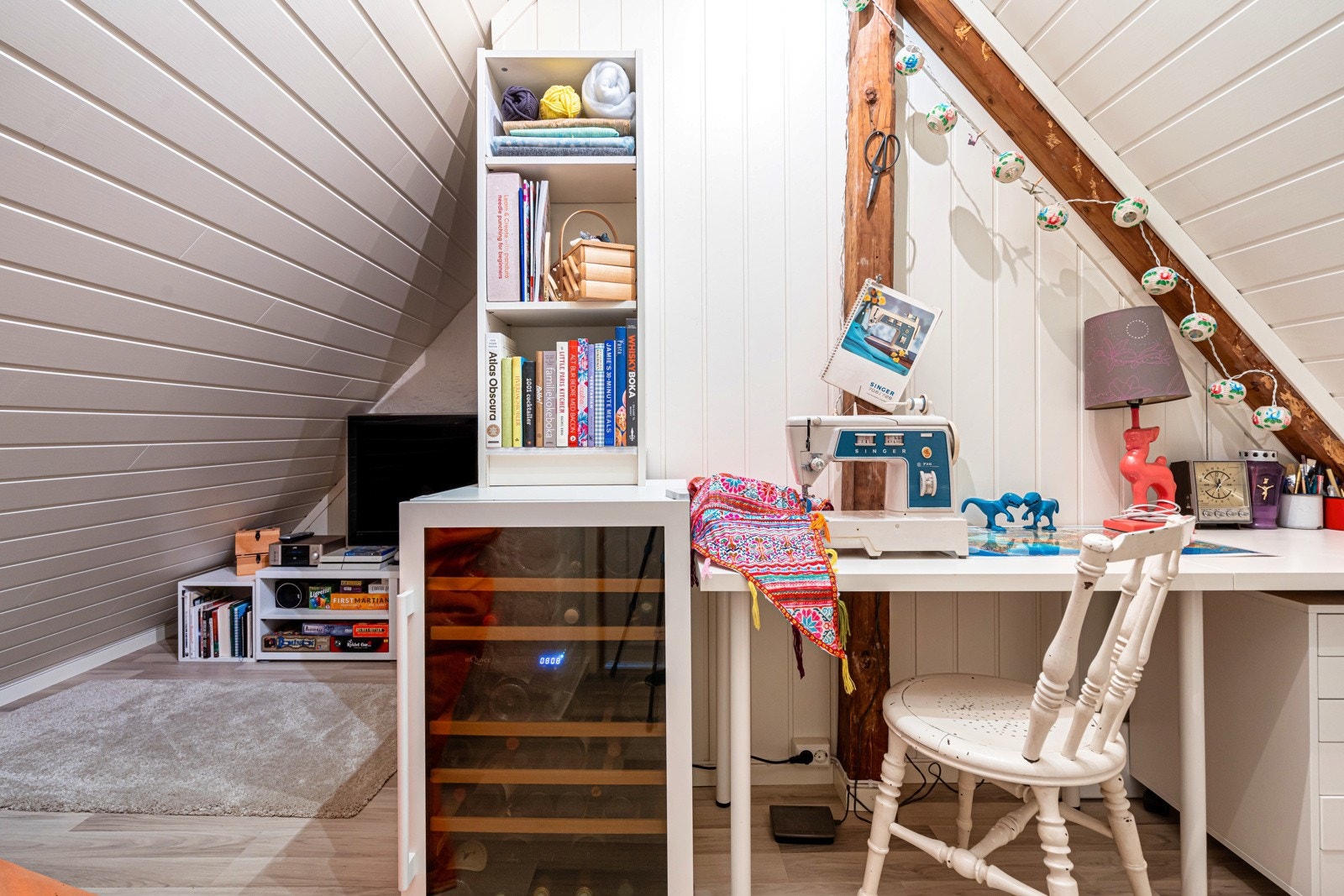 Kontor på hems. Galleribilde