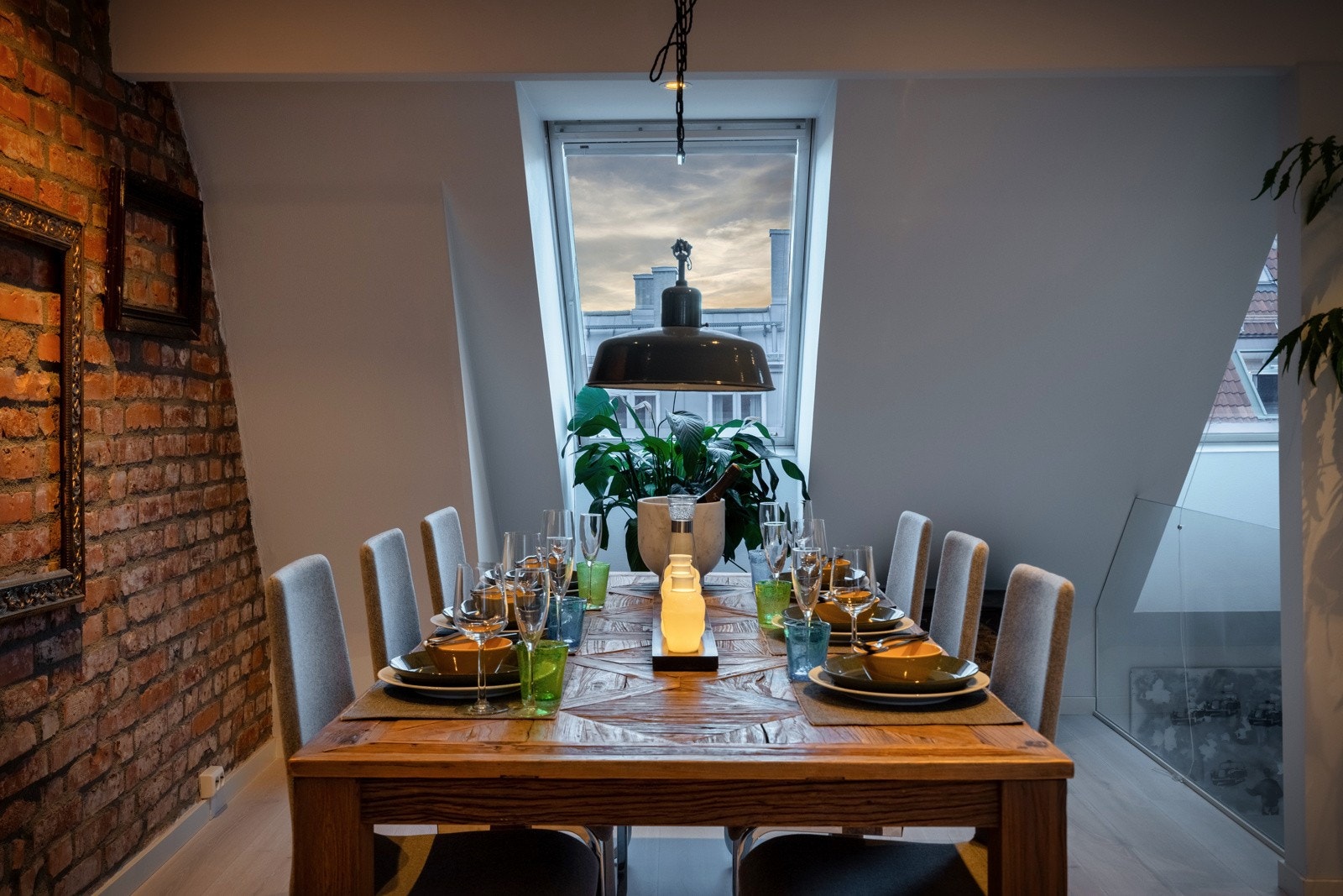 Kveldsbilde. Galleribilde