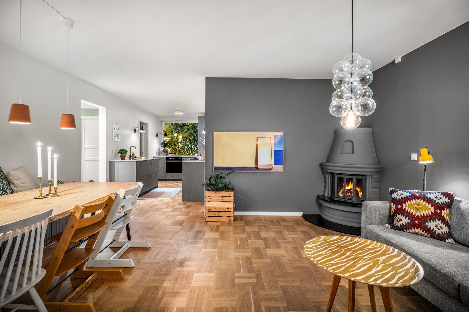 Pipeløpet ble rehabilitert i 2022 i forbindelse med fasaderehabiliteringen i borettslaget. Galleribilde