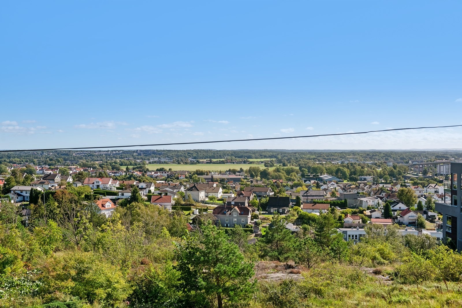 Utsikt fra balkong. Galleribilde