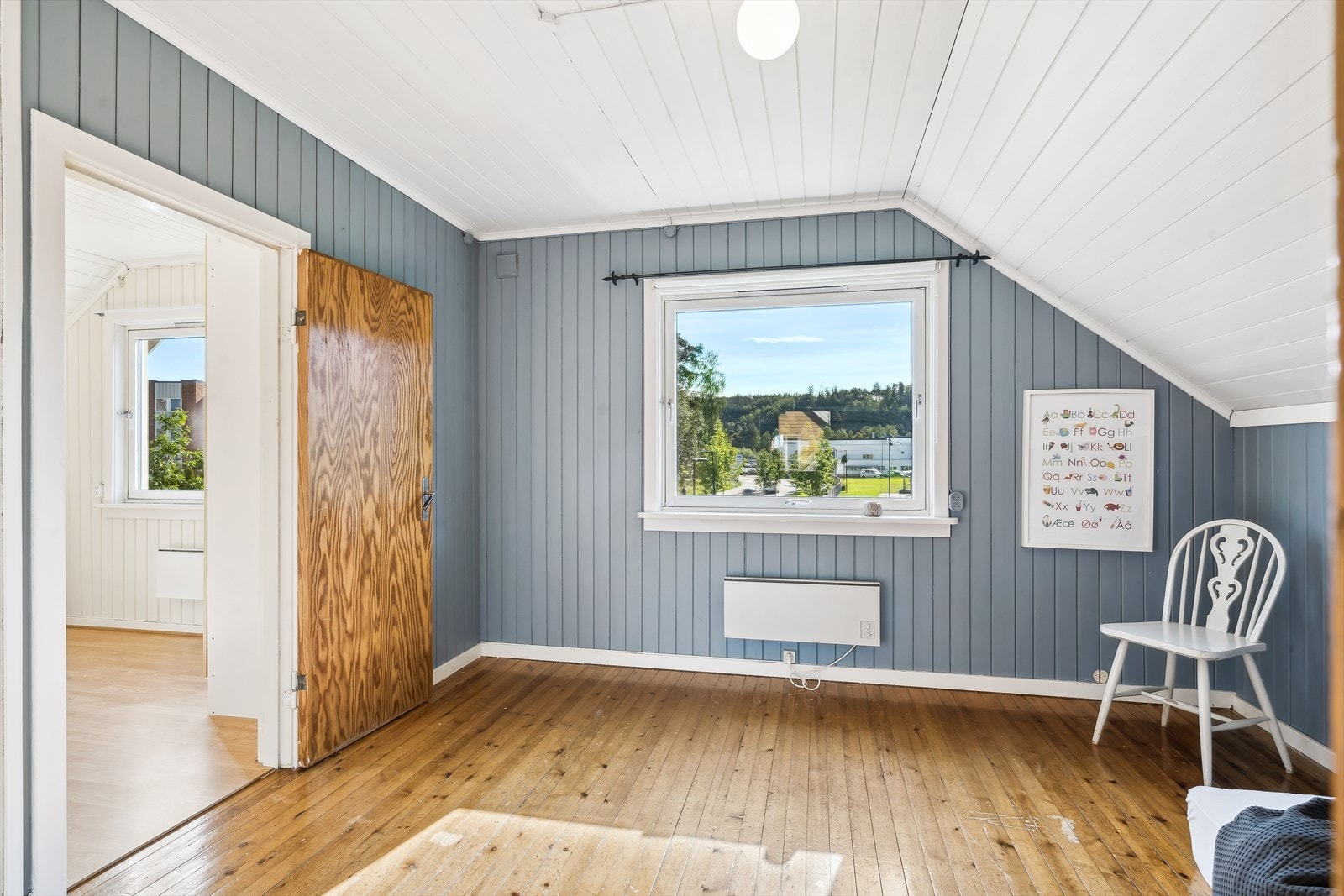 Soverommet her ligger innenfor de to andre soverommene og har inngang fra begge soverom Galleribilde