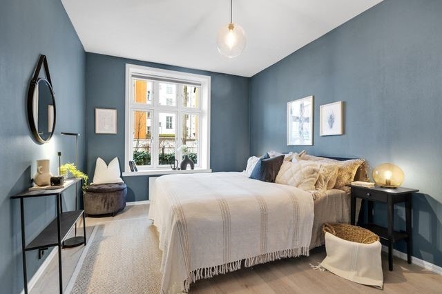 Hovedsoverom, her står det en dobbeltseng Galleribilde