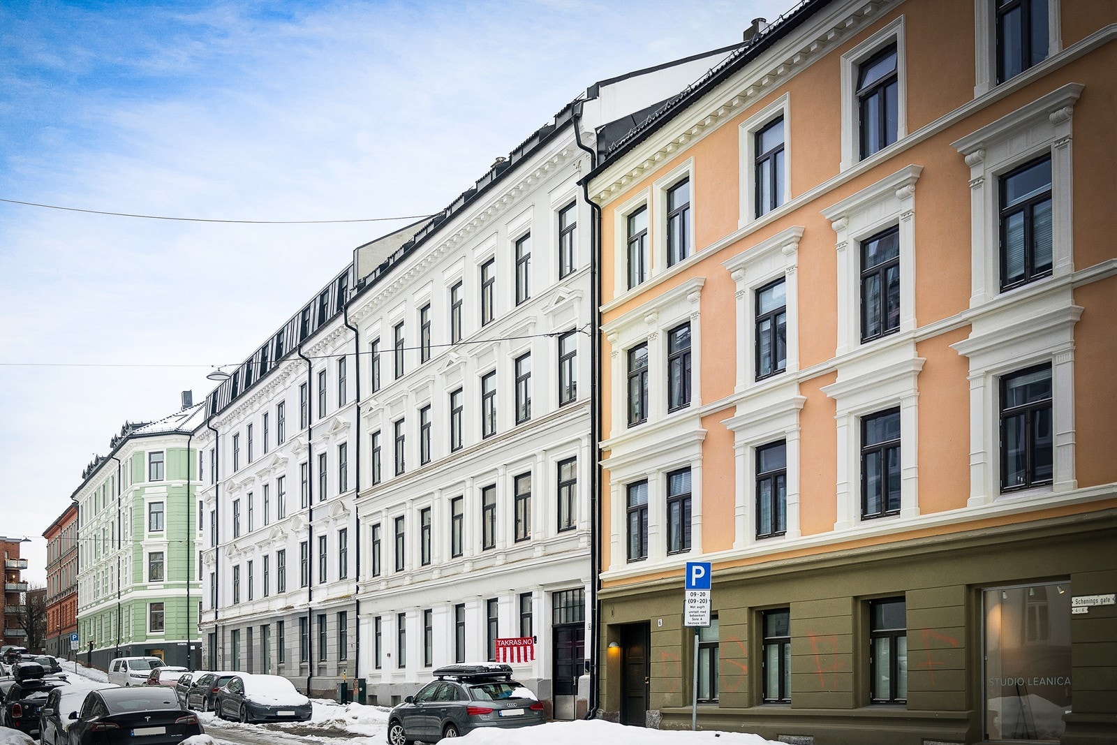 Fasade Schønings gate 4 Galleribilde