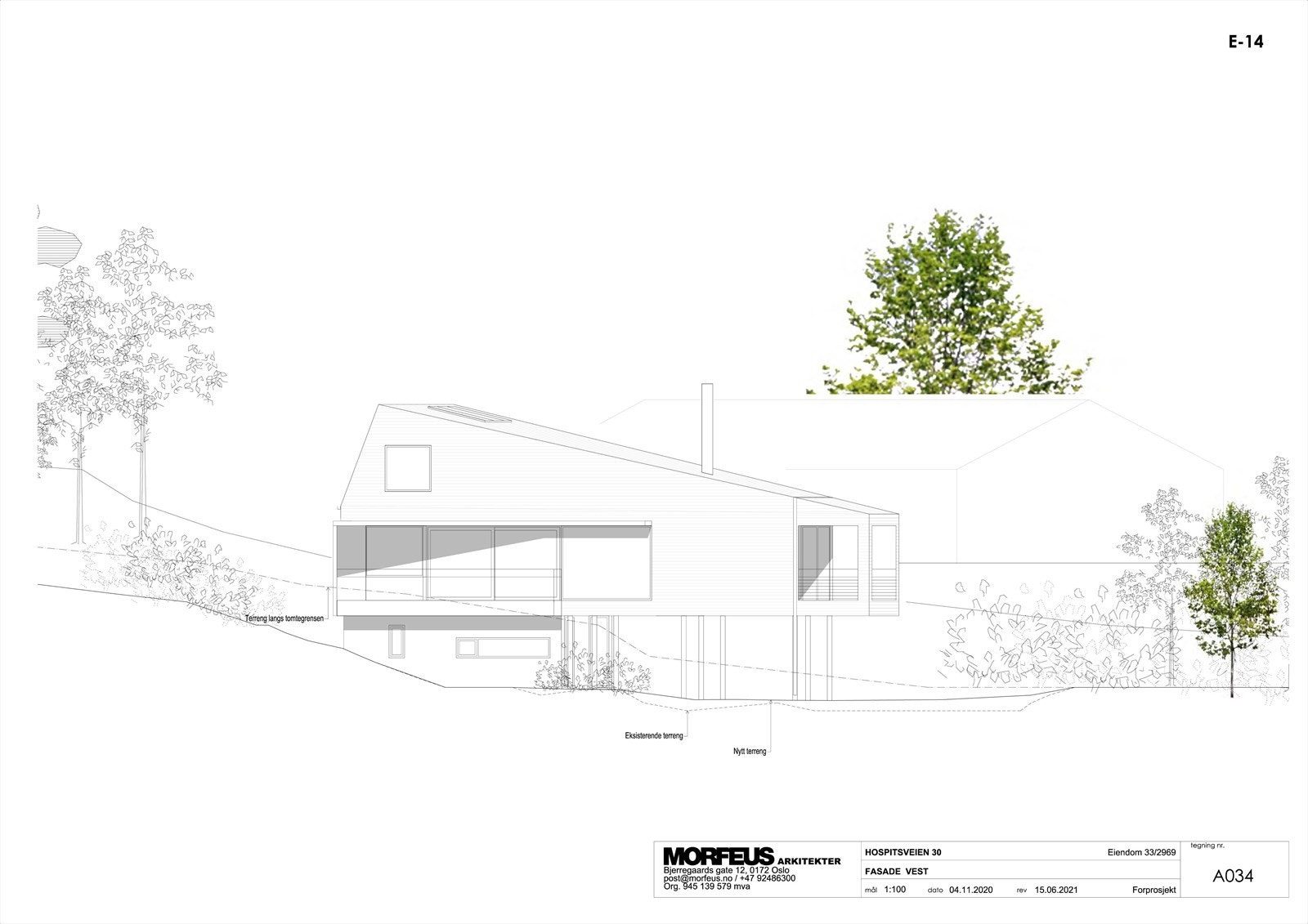 Fasade vest Galleribilde