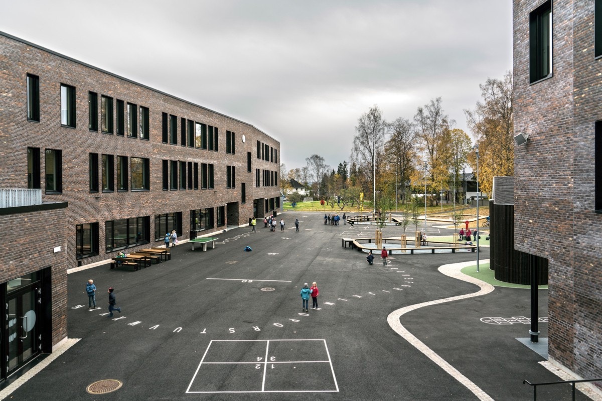 Holmen skole Galleribilde