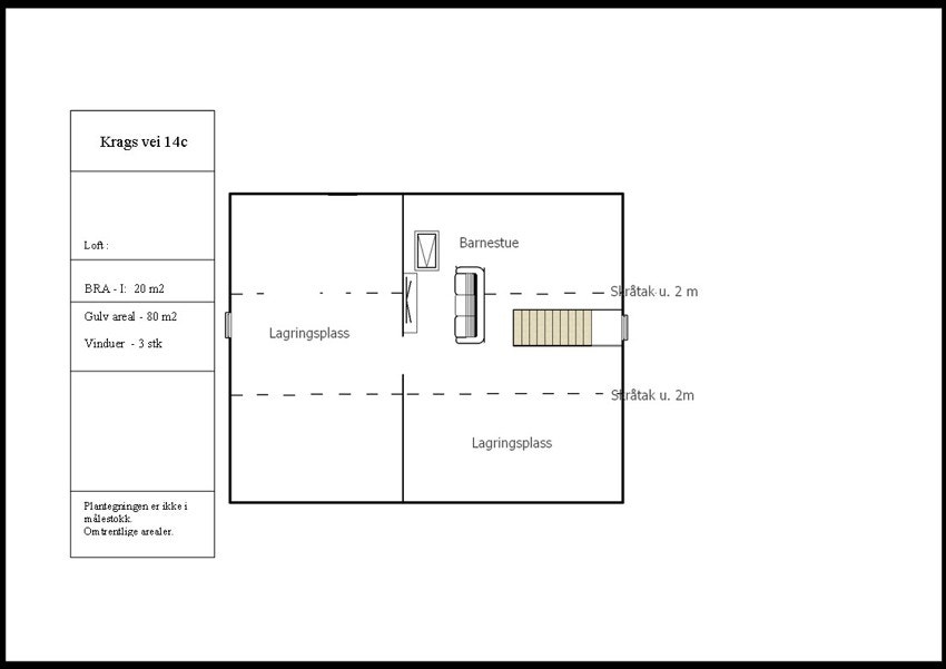 Plan loft Galleribilde
