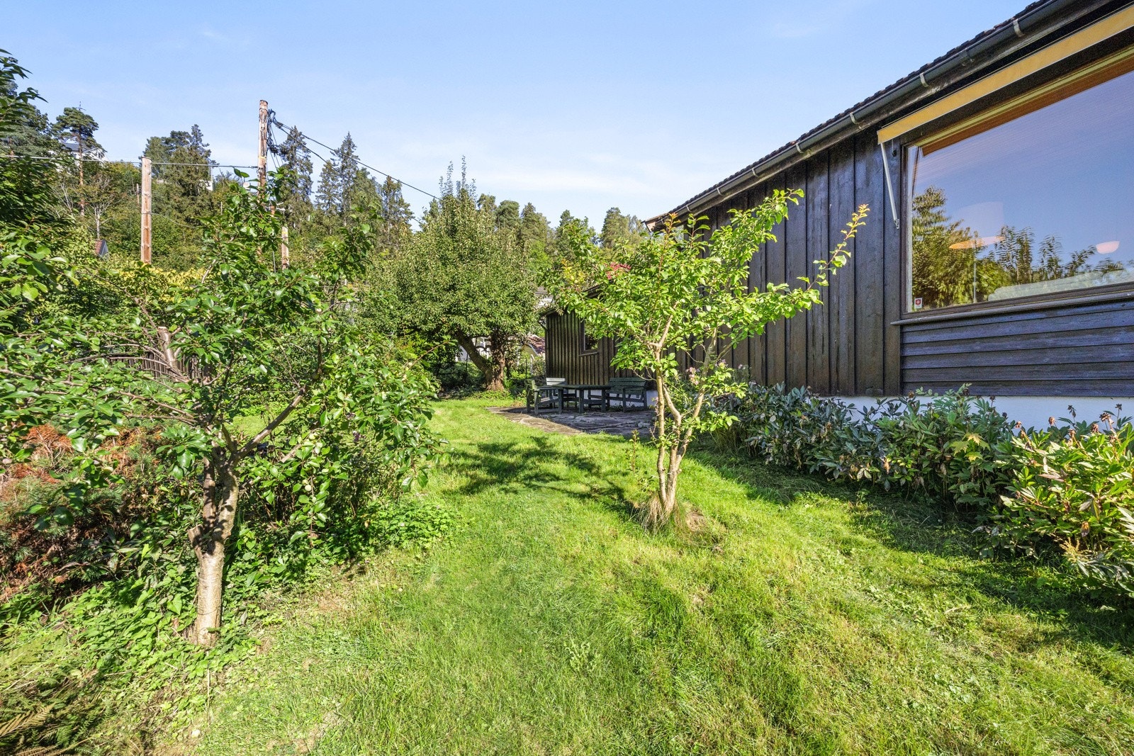 Boligen har en flott hage. Galleribilde