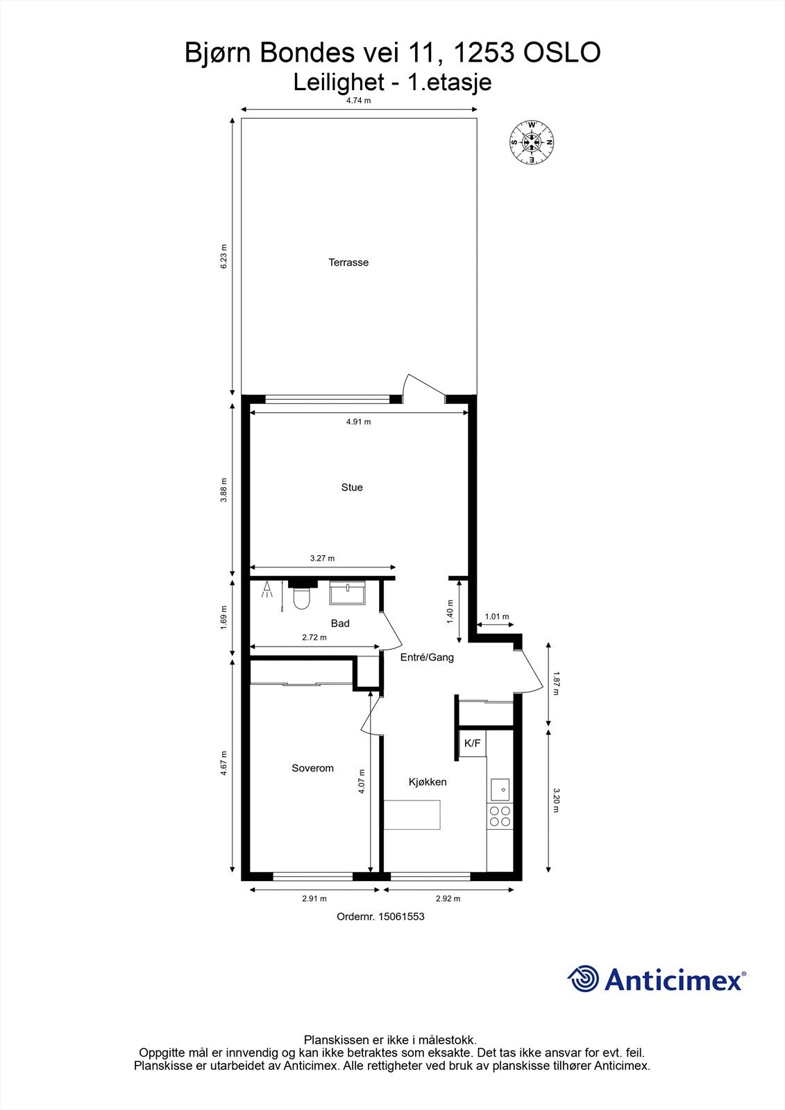 Plantegning Galleribilde