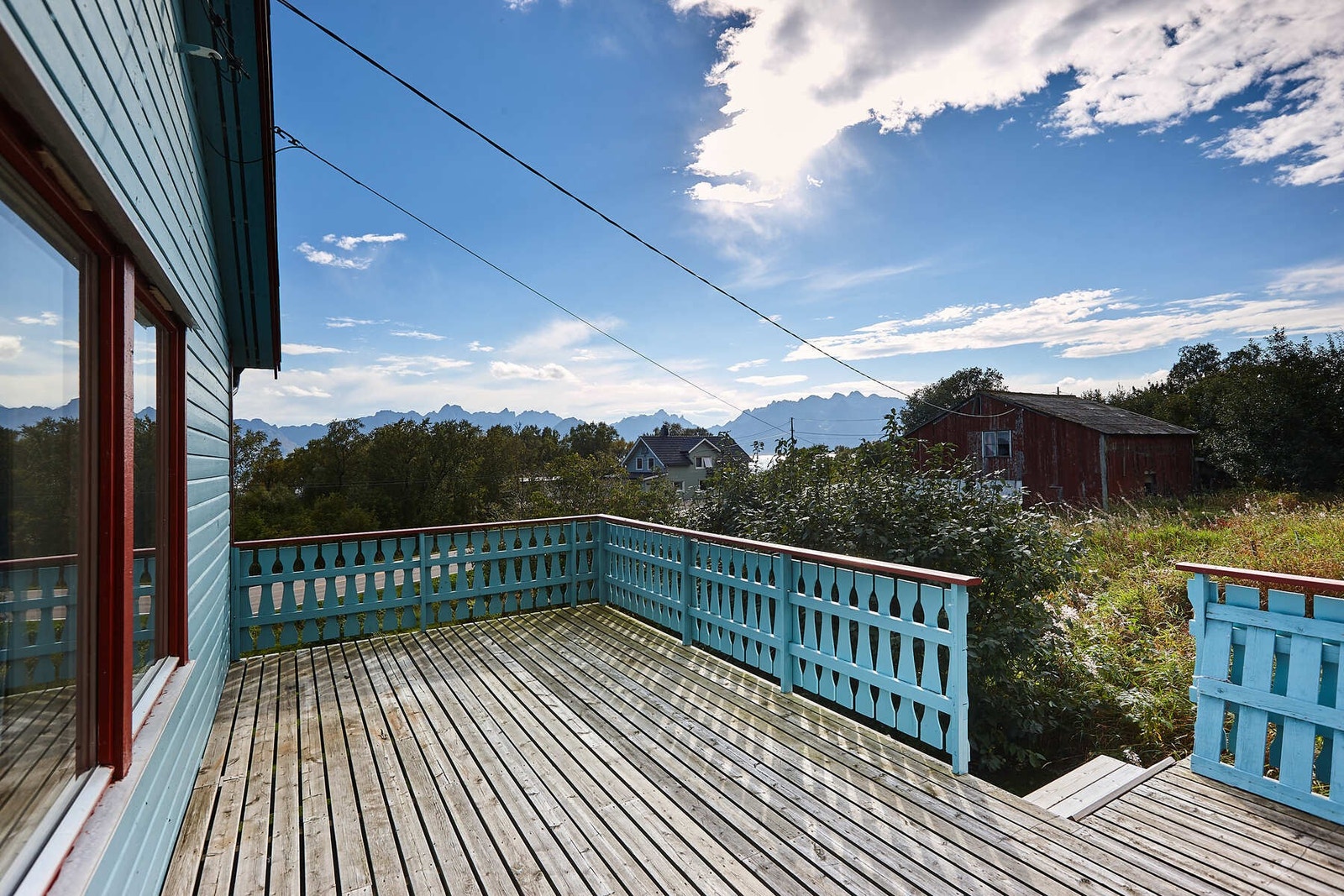 Her det plass til både sittegruppe og grill. Galleribilde