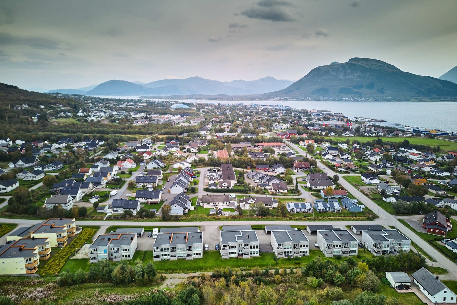Rolig og barnevennlig område. Galleribilde