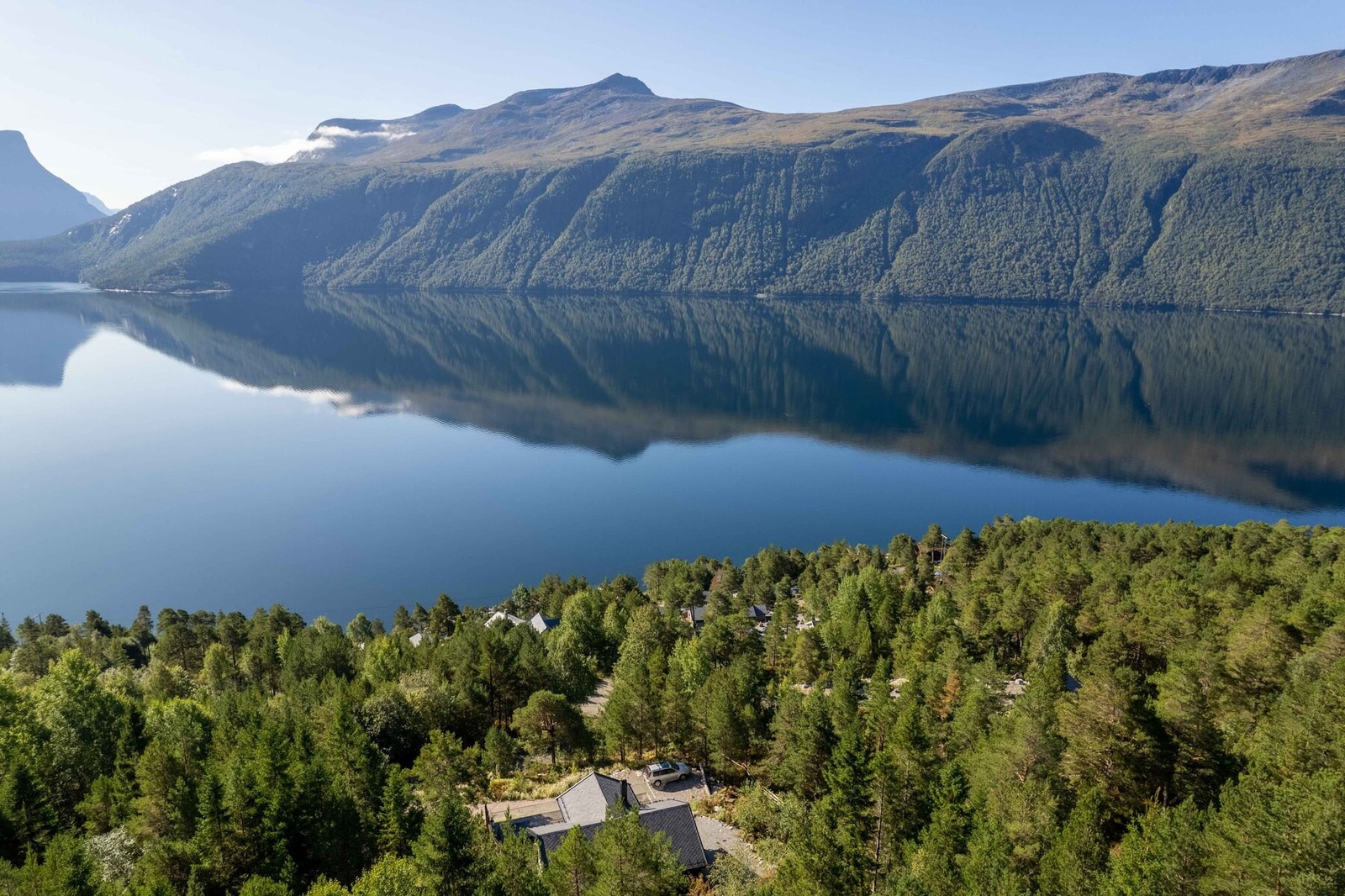 Fra tomteområdet mot Kaldberget / Nonshaugen Galleribilde