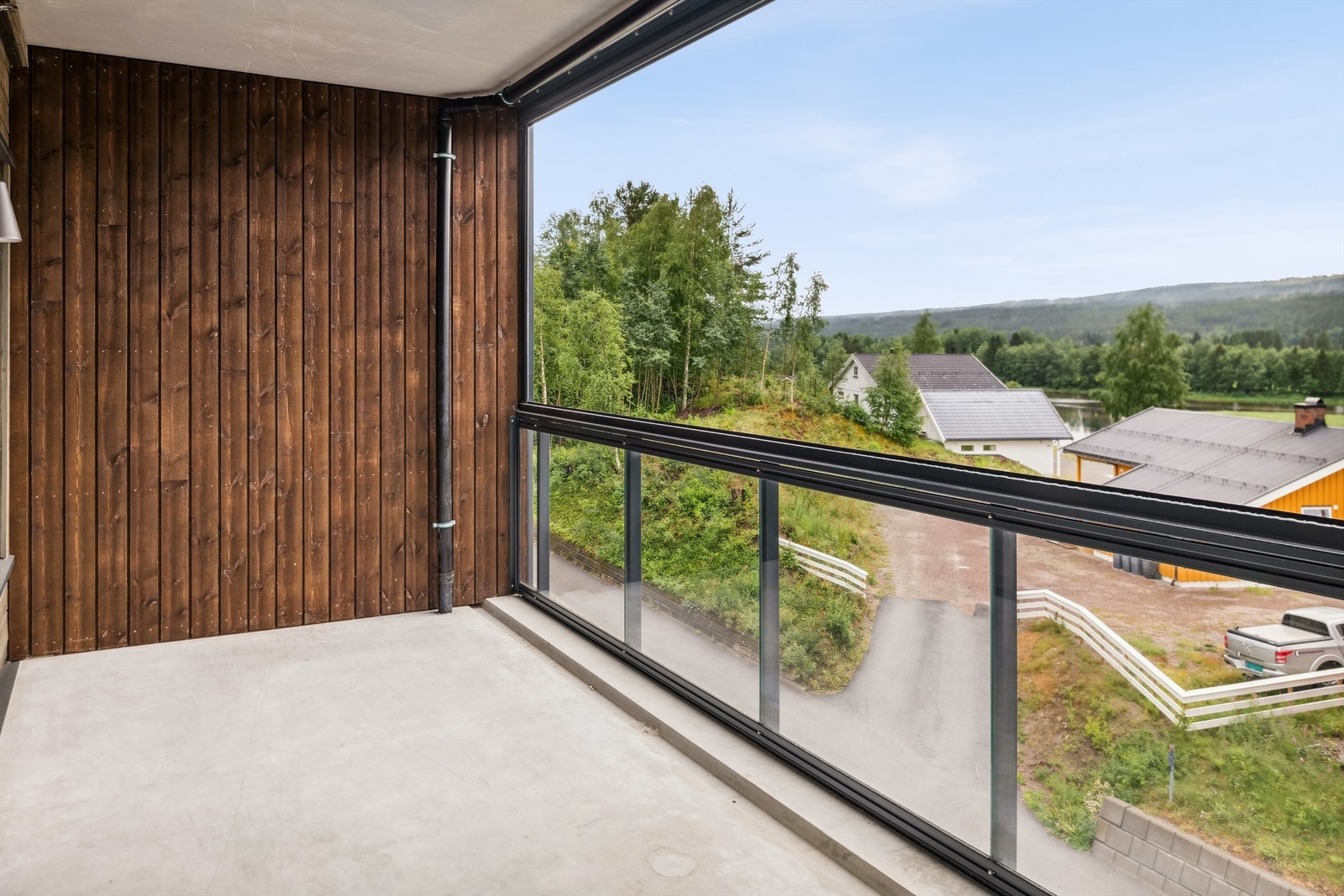 Balkongen har renne for vann Galleribilde