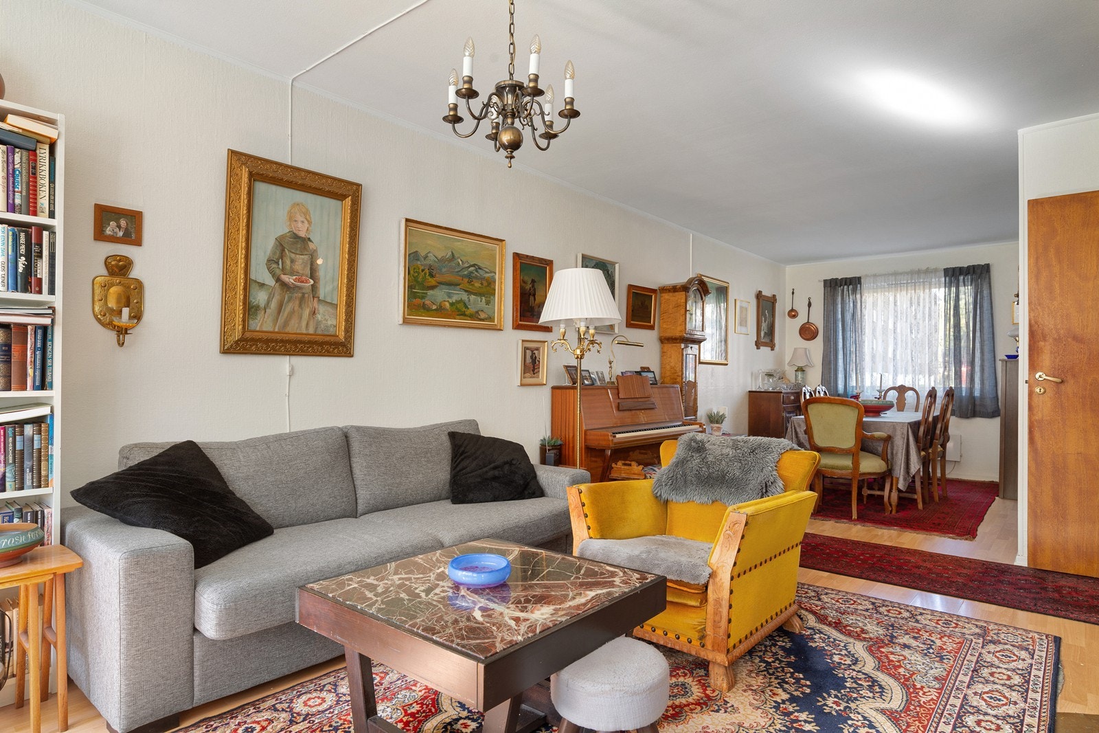 Her har en imidlertid anledning til å sette sitt personlig preg på leiligheten Galleribilde