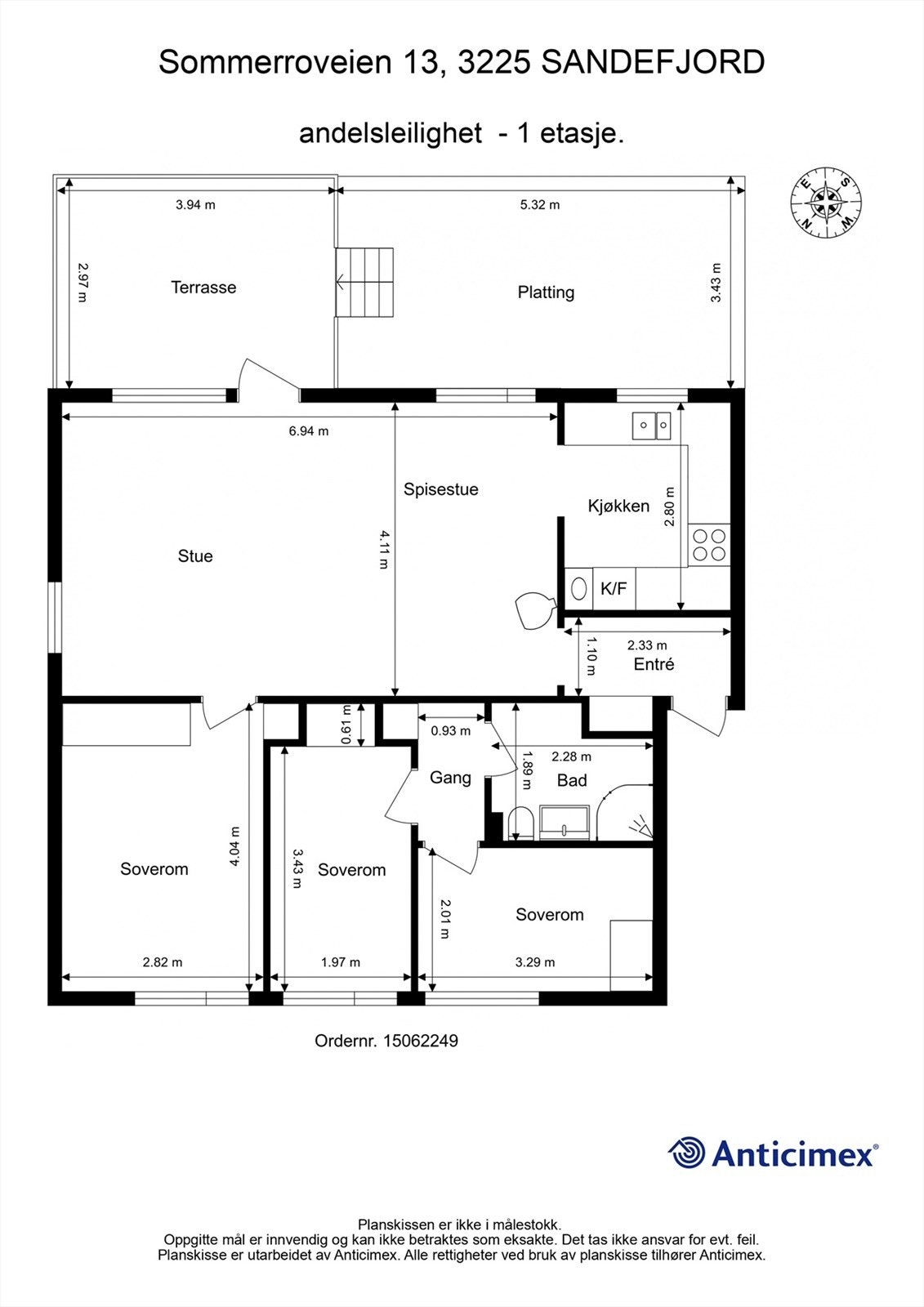 Plantegning Galleribilde