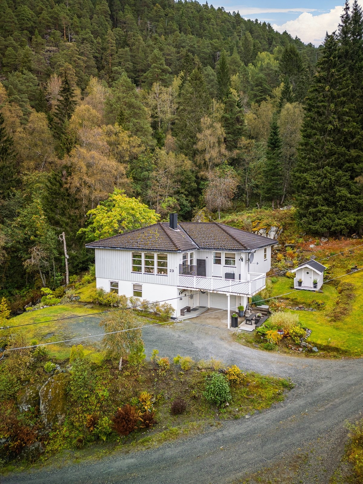 Dronefoto Galleribilde