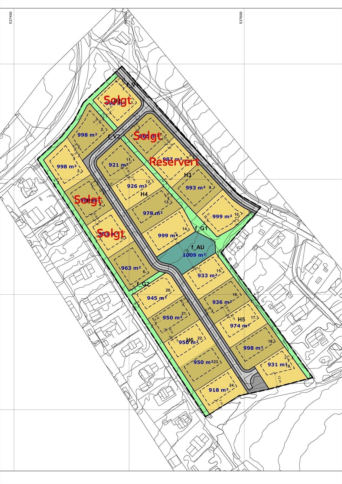 Tomteoversikt Galleribilde